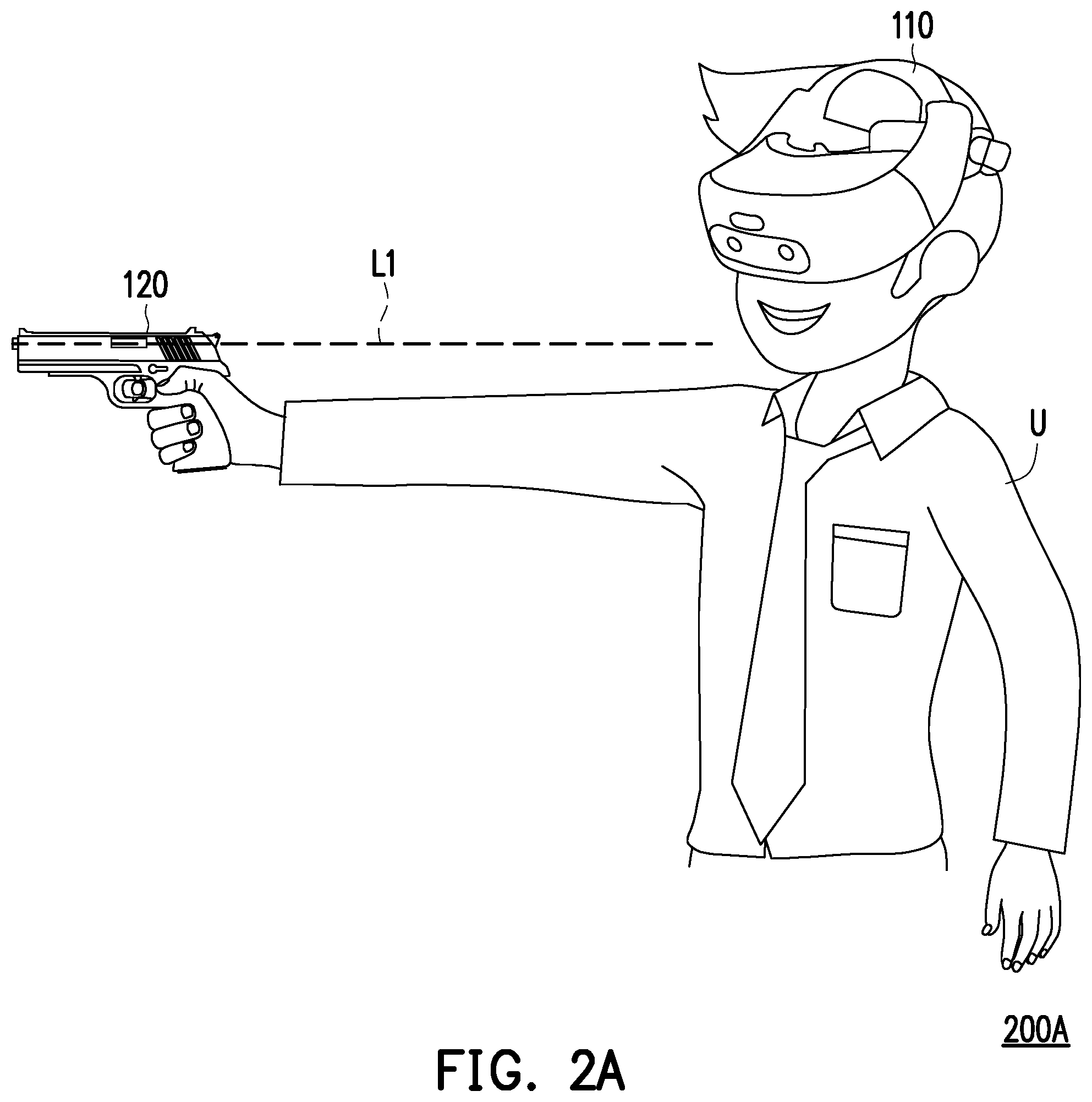 Patent US12307024 Figure 2 – Tracking system and tracking method