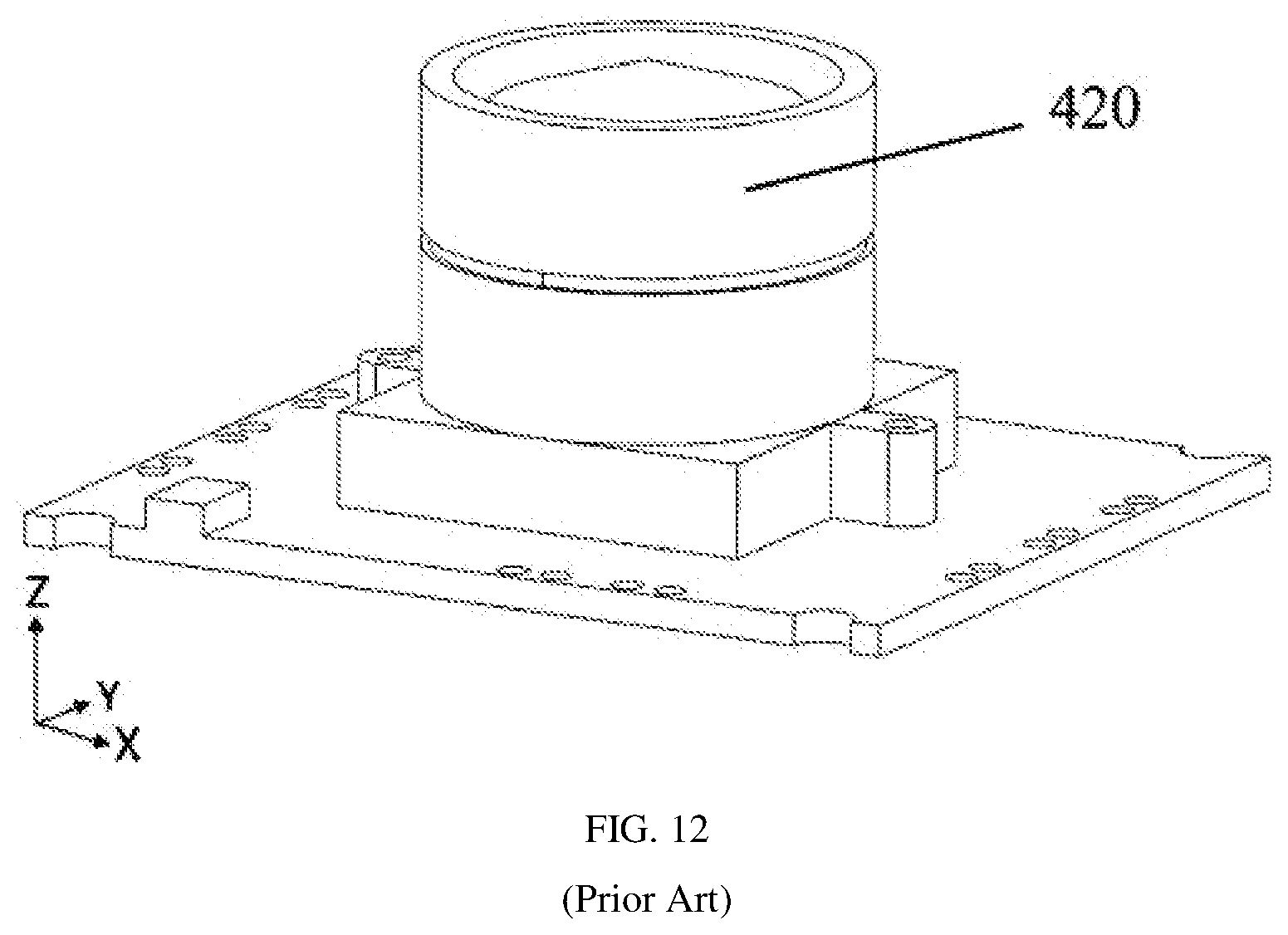 Patent US12307026 Figure 12 – Multi-view fast photographing device for horny jaws of cephalopods