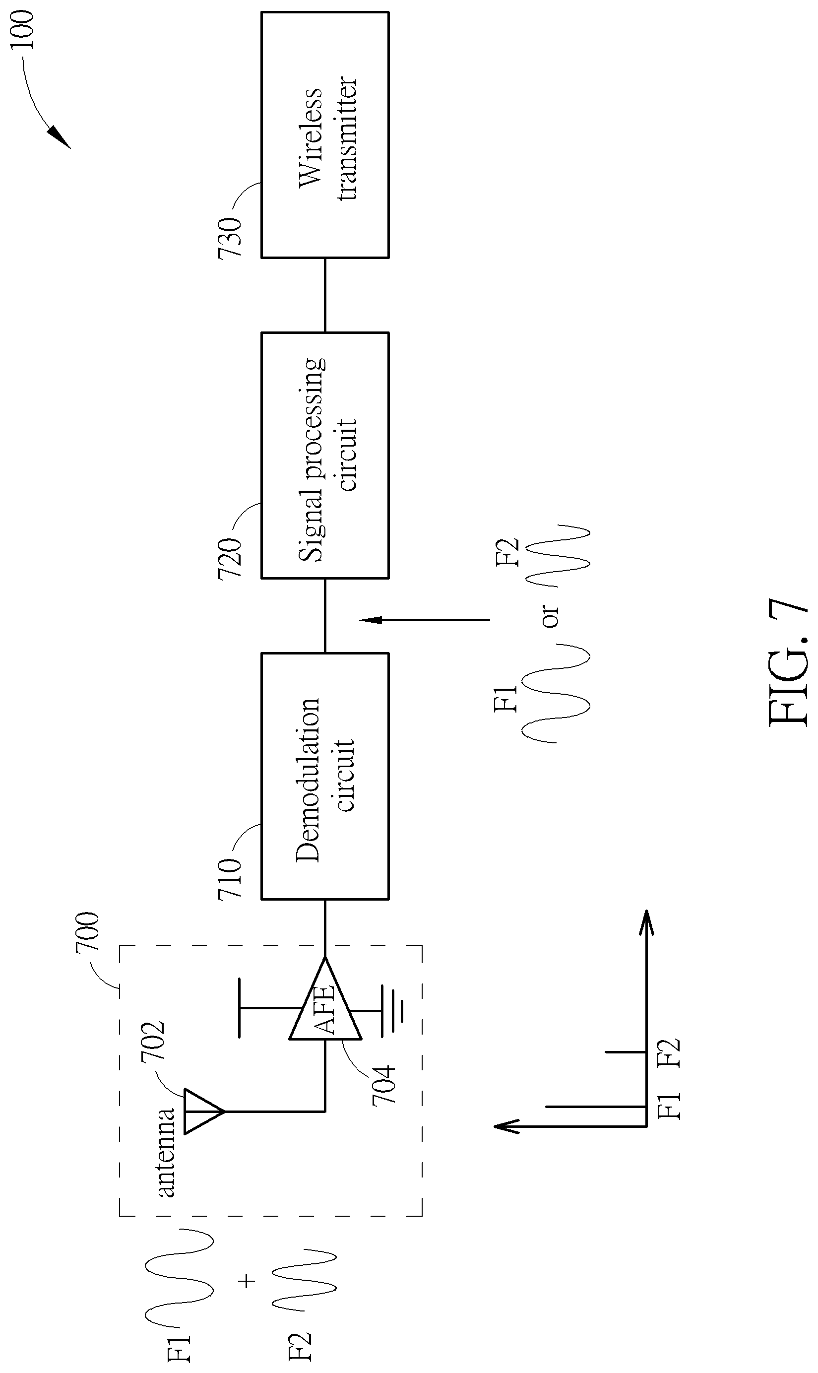 Patent US12307027 Figure 8 – Stylus control circuit and stylus