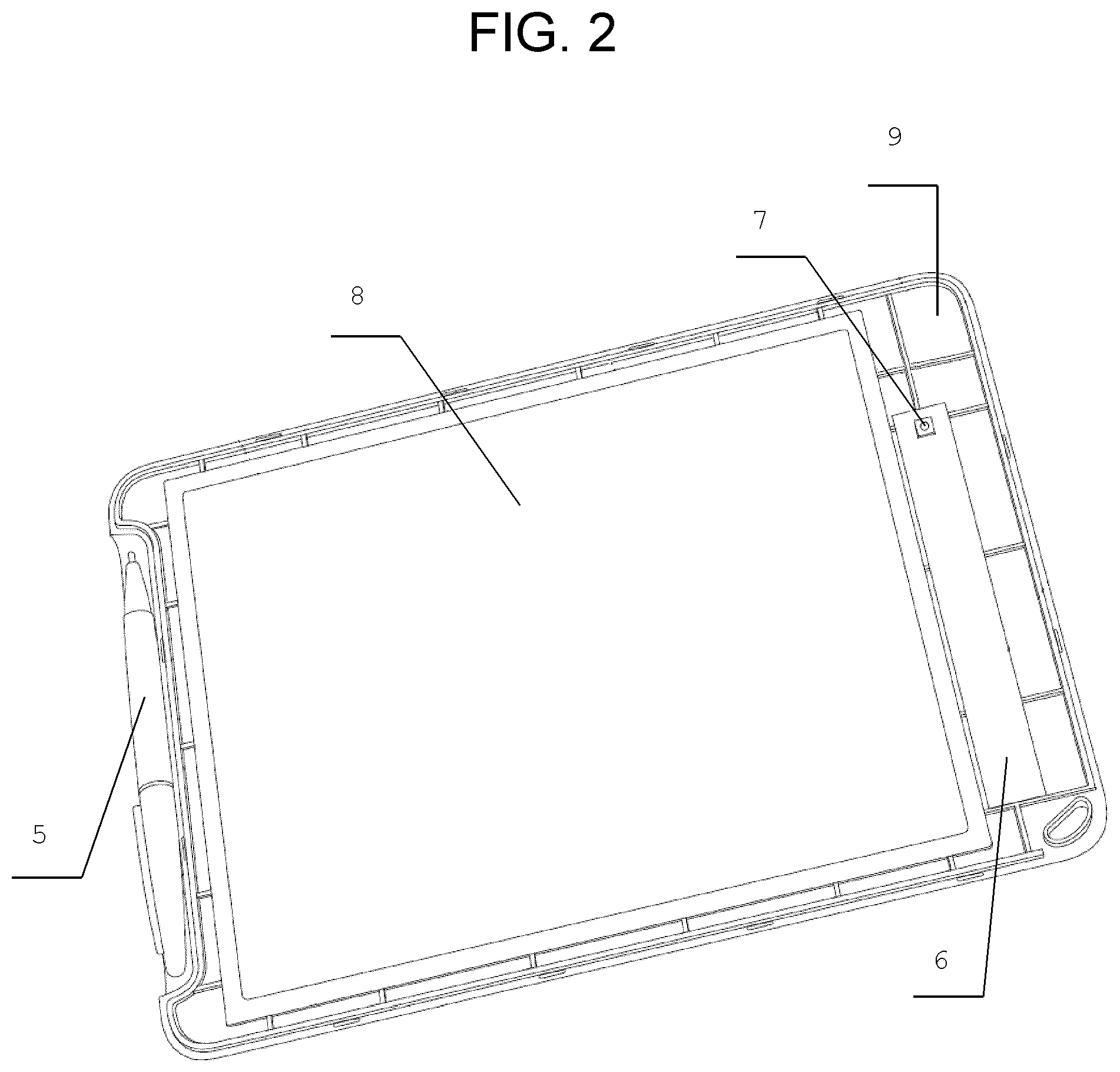 Patent US12307028 Figure 2 – Wireless electromagnetic resonance-based stylus