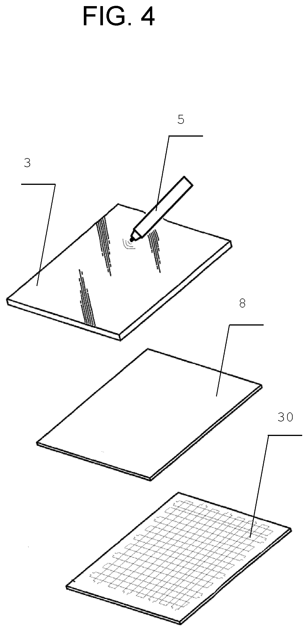 Patent US12307028 Figure 4 – Wireless electromagnetic resonance-based stylus