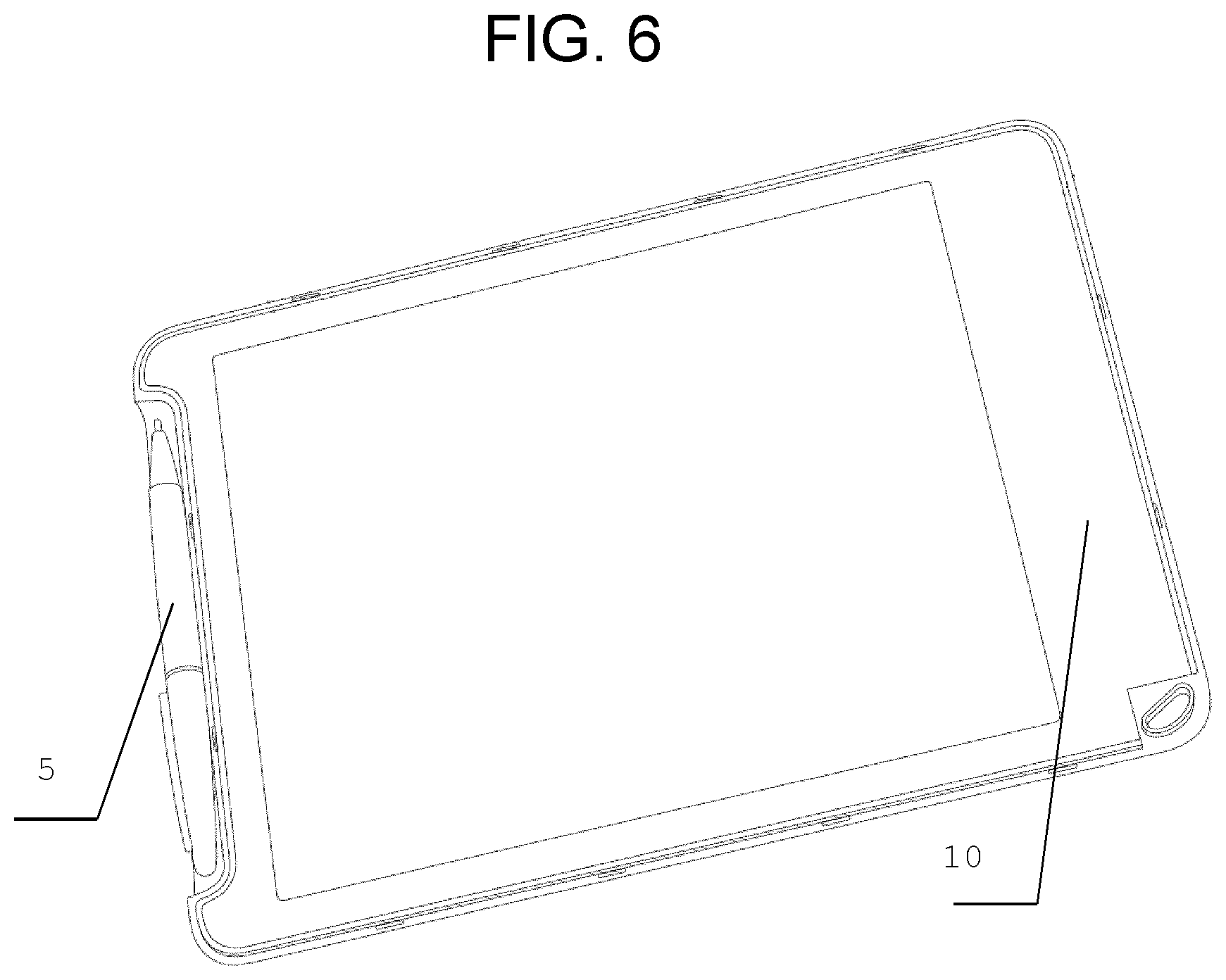 Patent US12307028 Figure 6 – Wireless electromagnetic resonance-based stylus