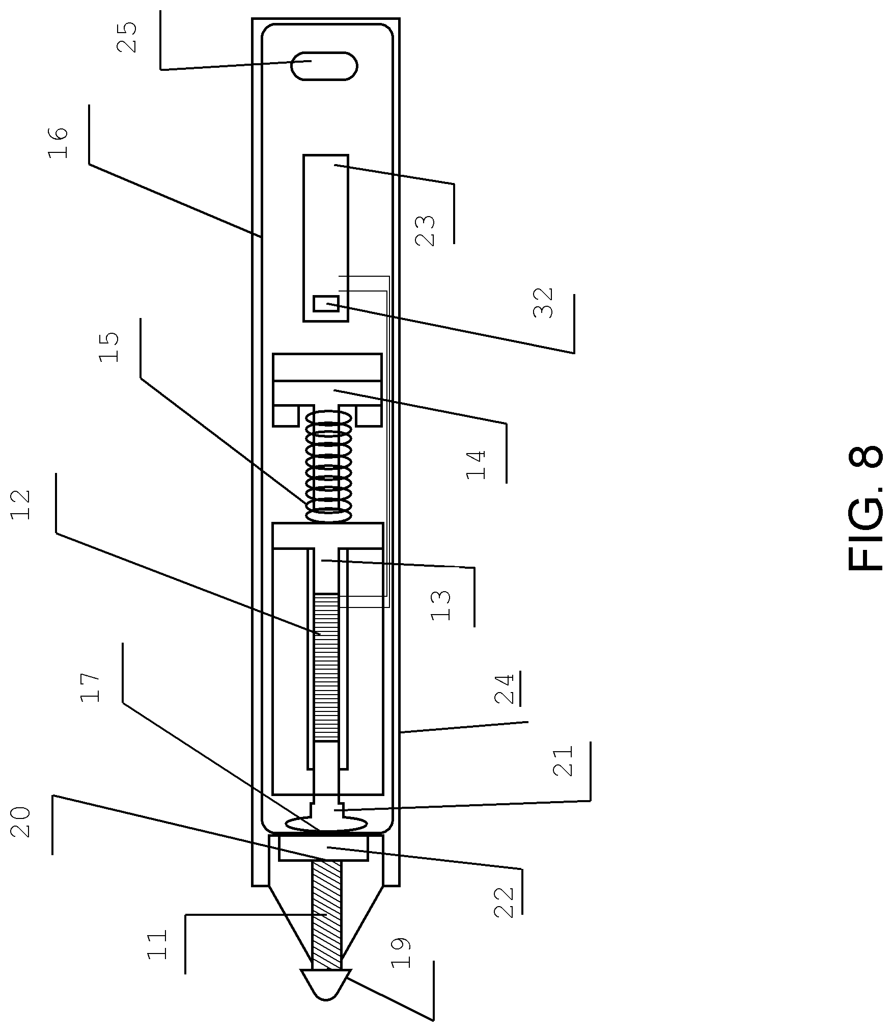 Patent US12307028 Figure 8 – Wireless electromagnetic resonance-based stylus
