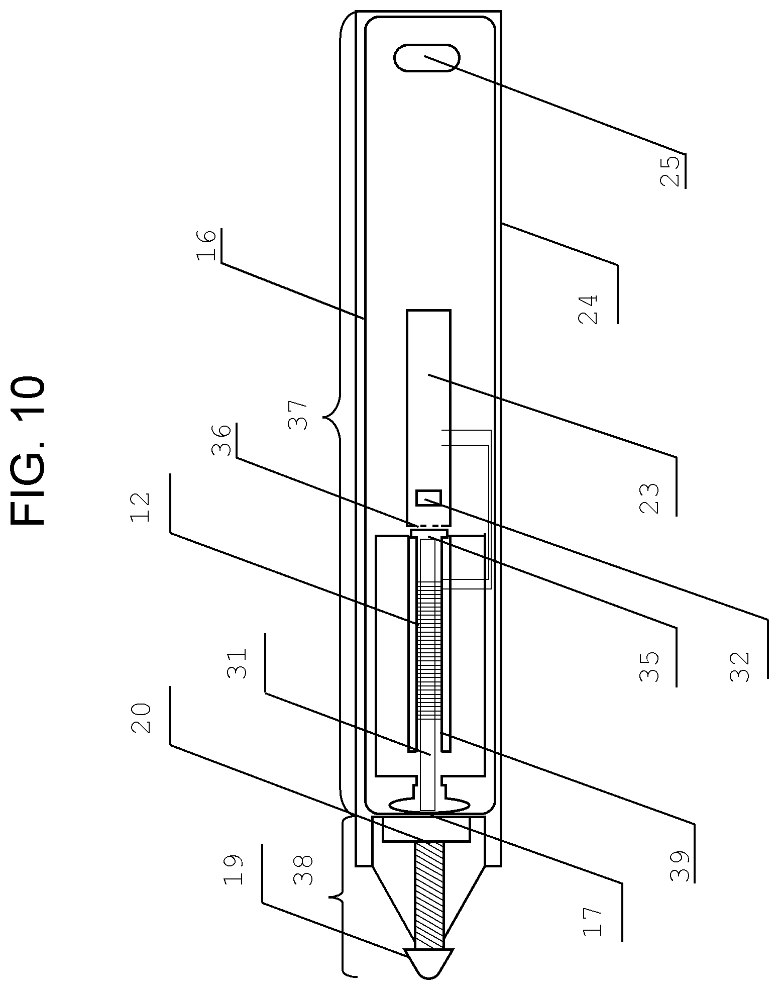 Patent US12307028 Figure 10 – Wireless electromagnetic resonance-based stylus