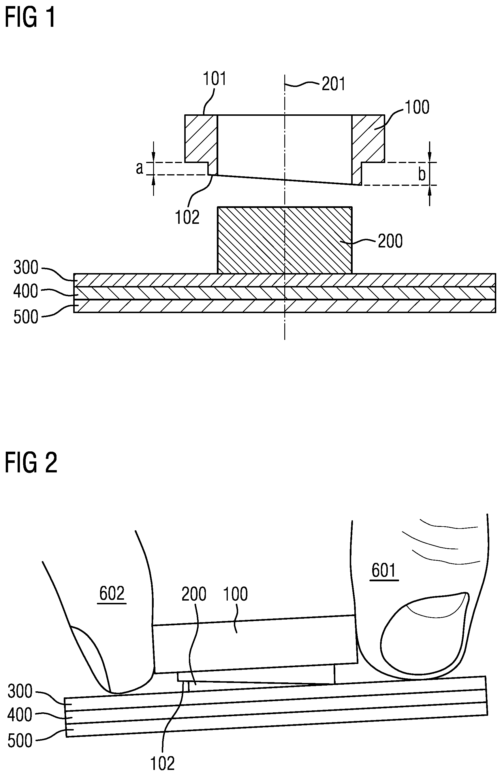 Patent US12307030 Figure 1 – Display with a rotary control mounted on the display