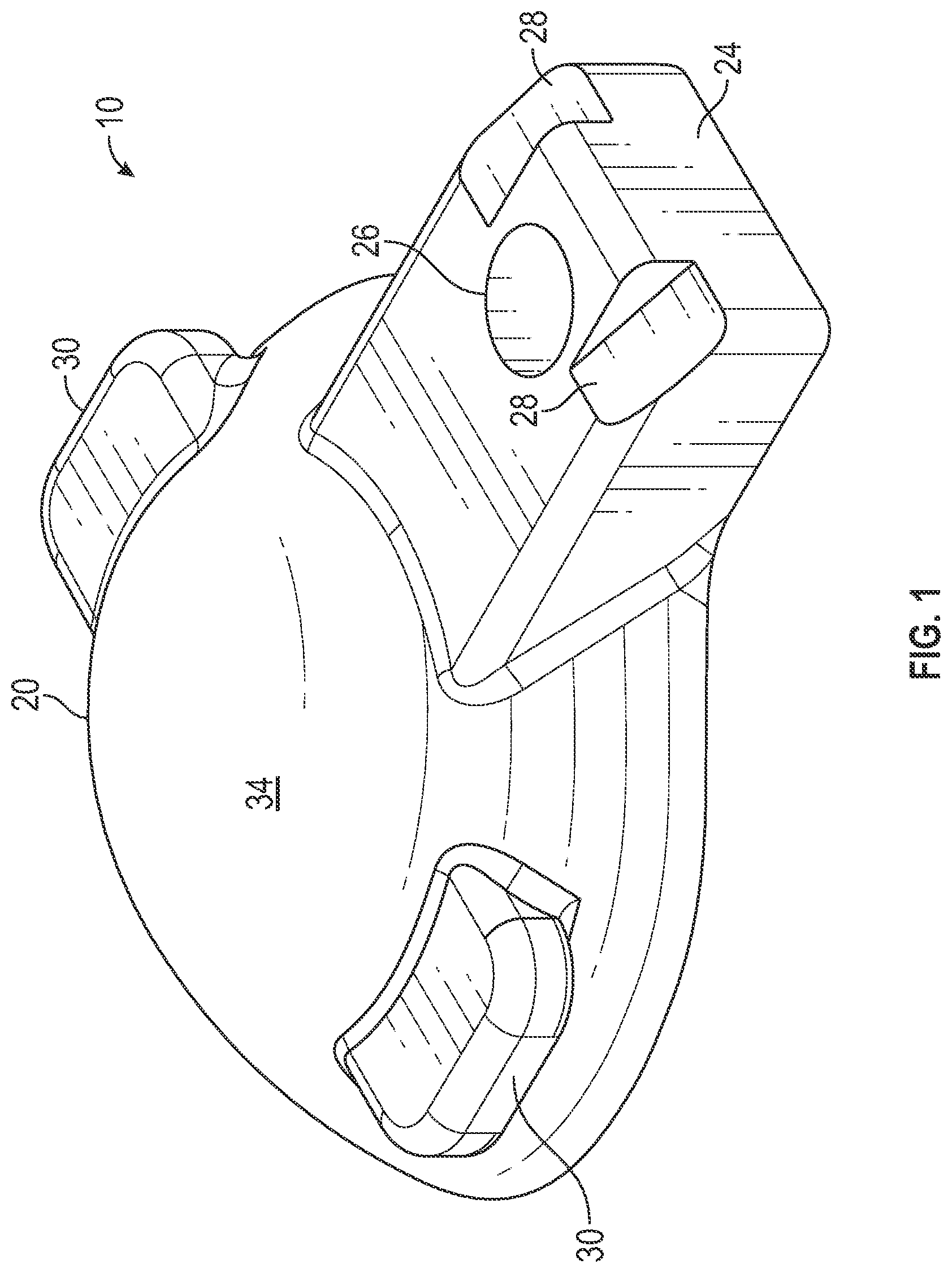 Patent US12307031 — Fingertip protective cover — Figure 1