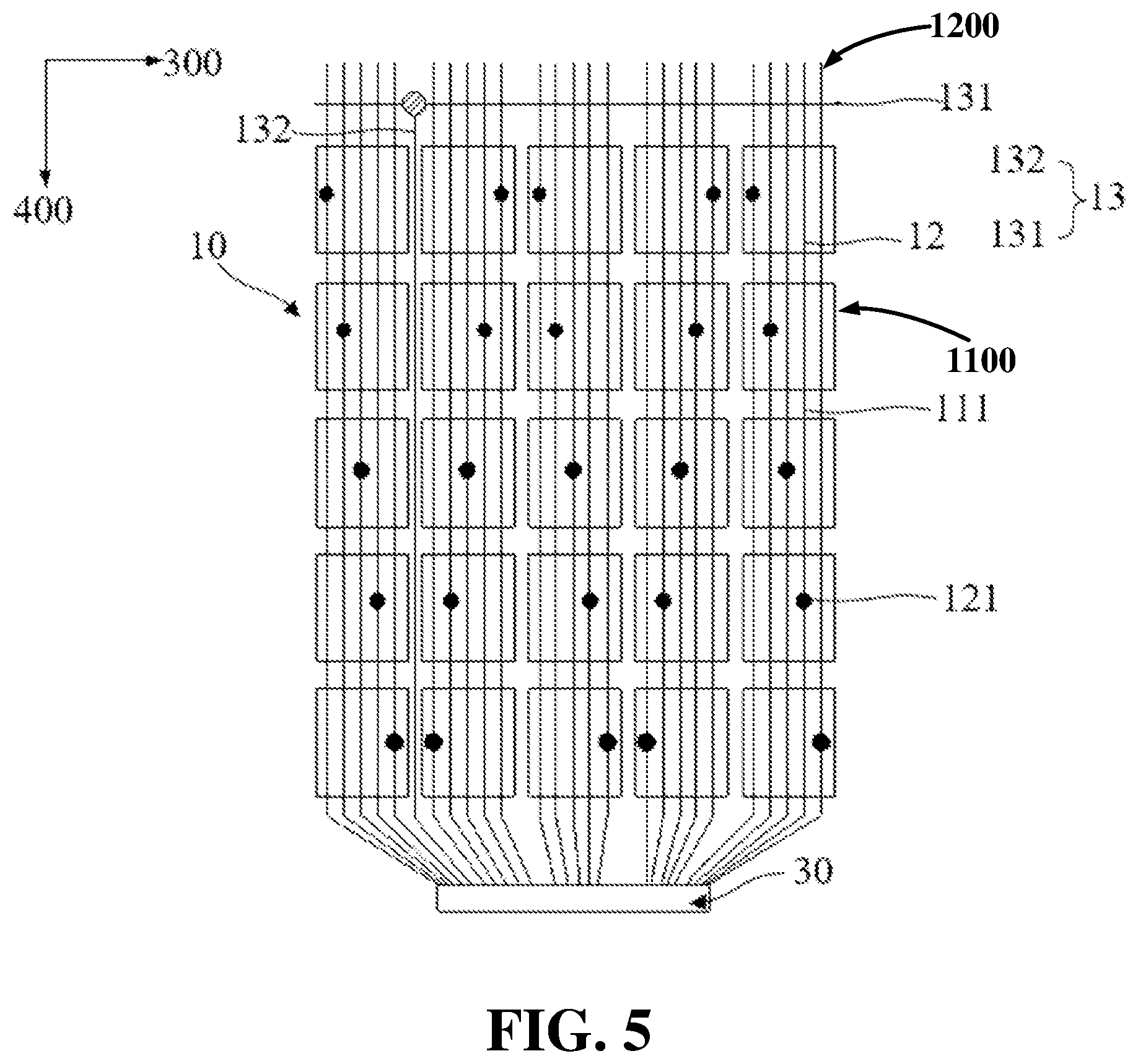Patent US12307032 Figure 5 – Touch display panel and display device