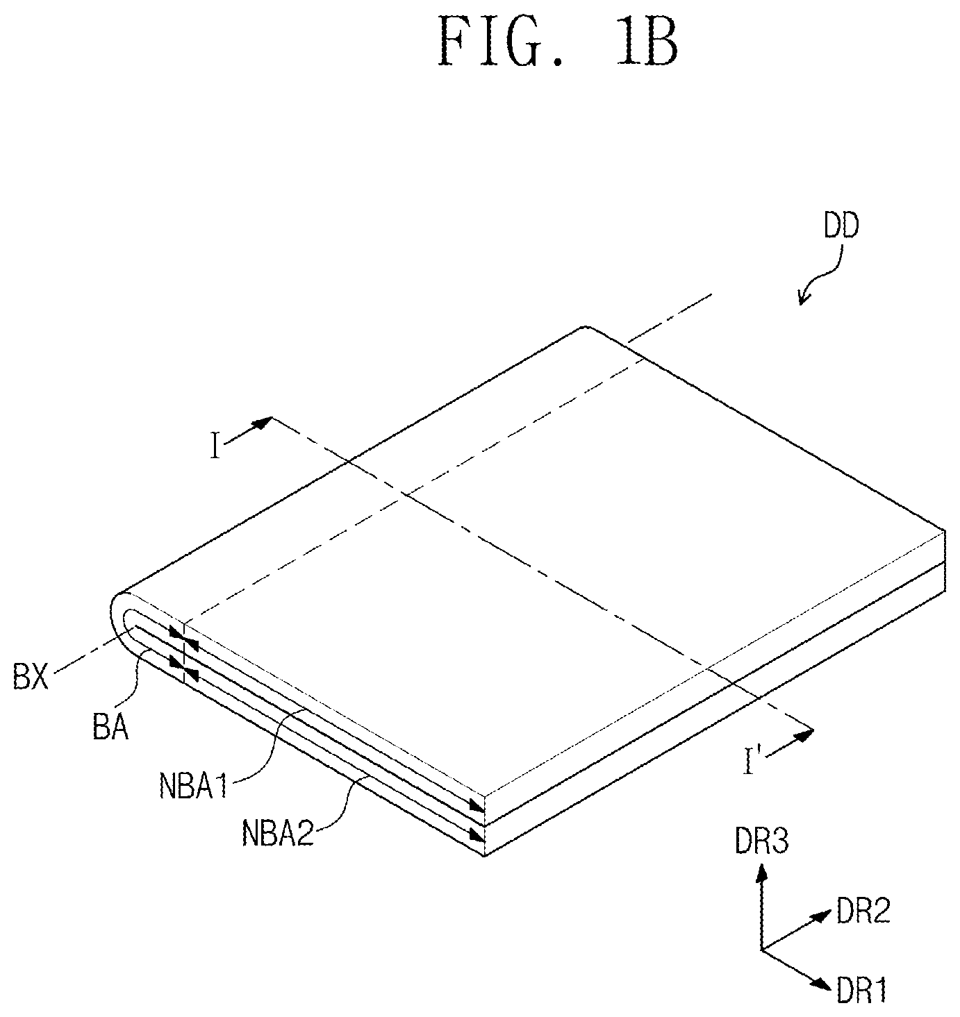 Patent US12307035 Figure 2 – Foldable display device