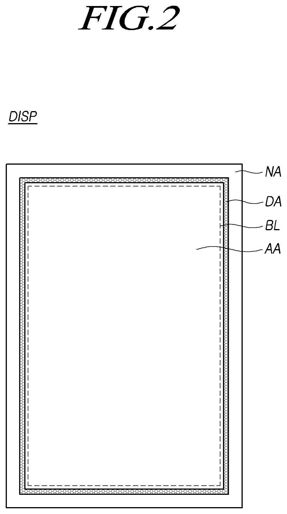 Patent US12307036 Figure 2 – Display device