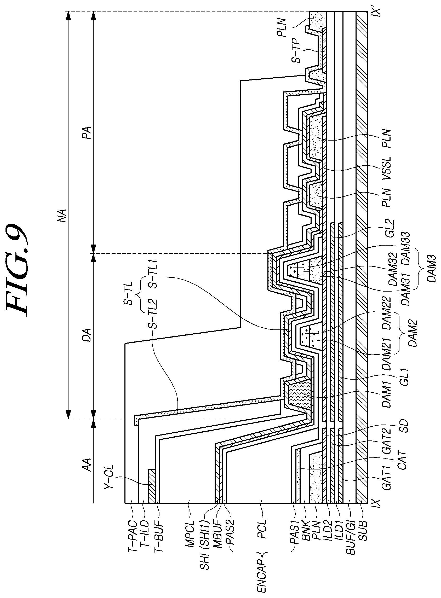 Patent US12307036 Figure 9 – Display device