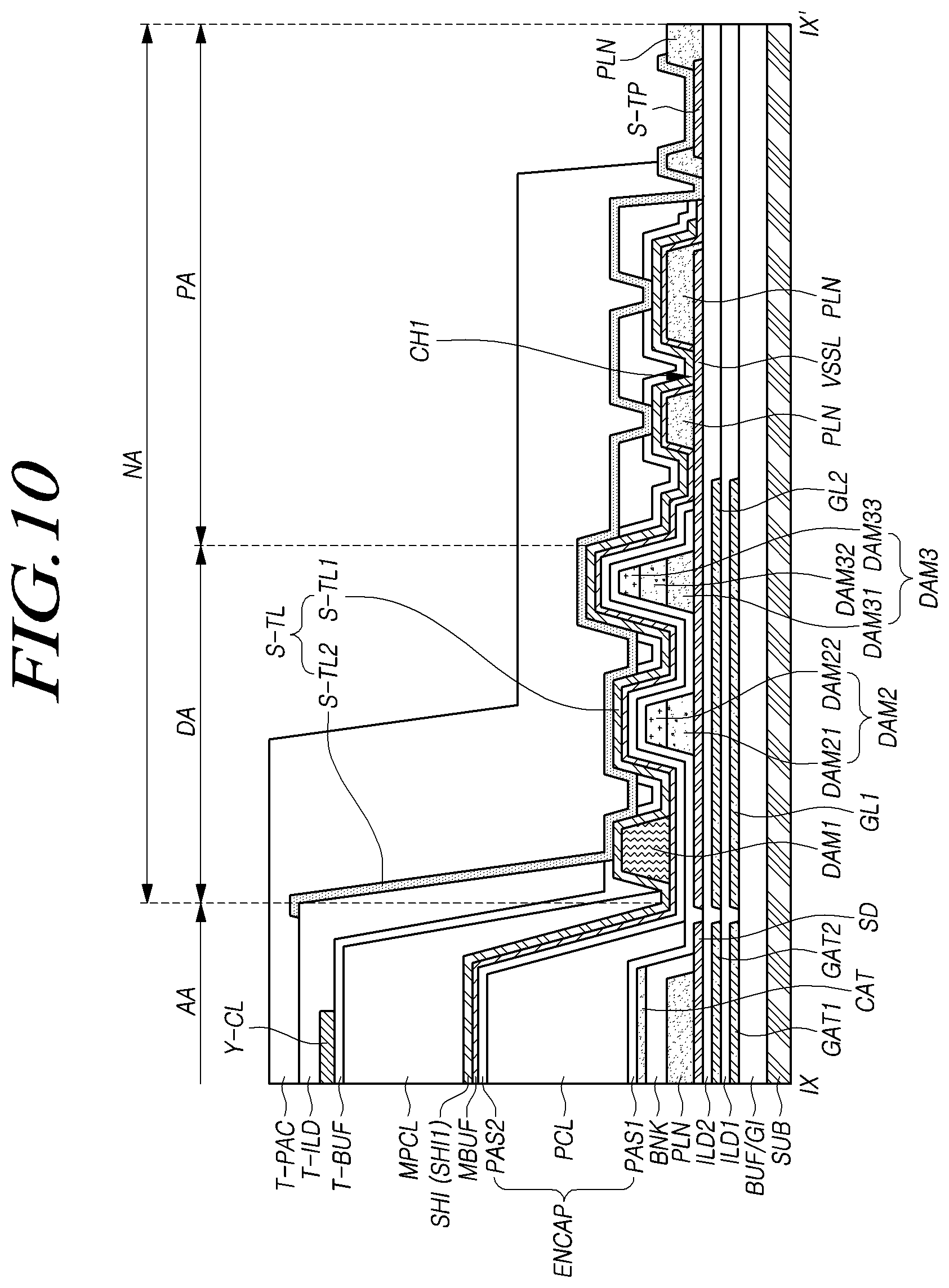 Patent US12307036 Figure 10 – Display device