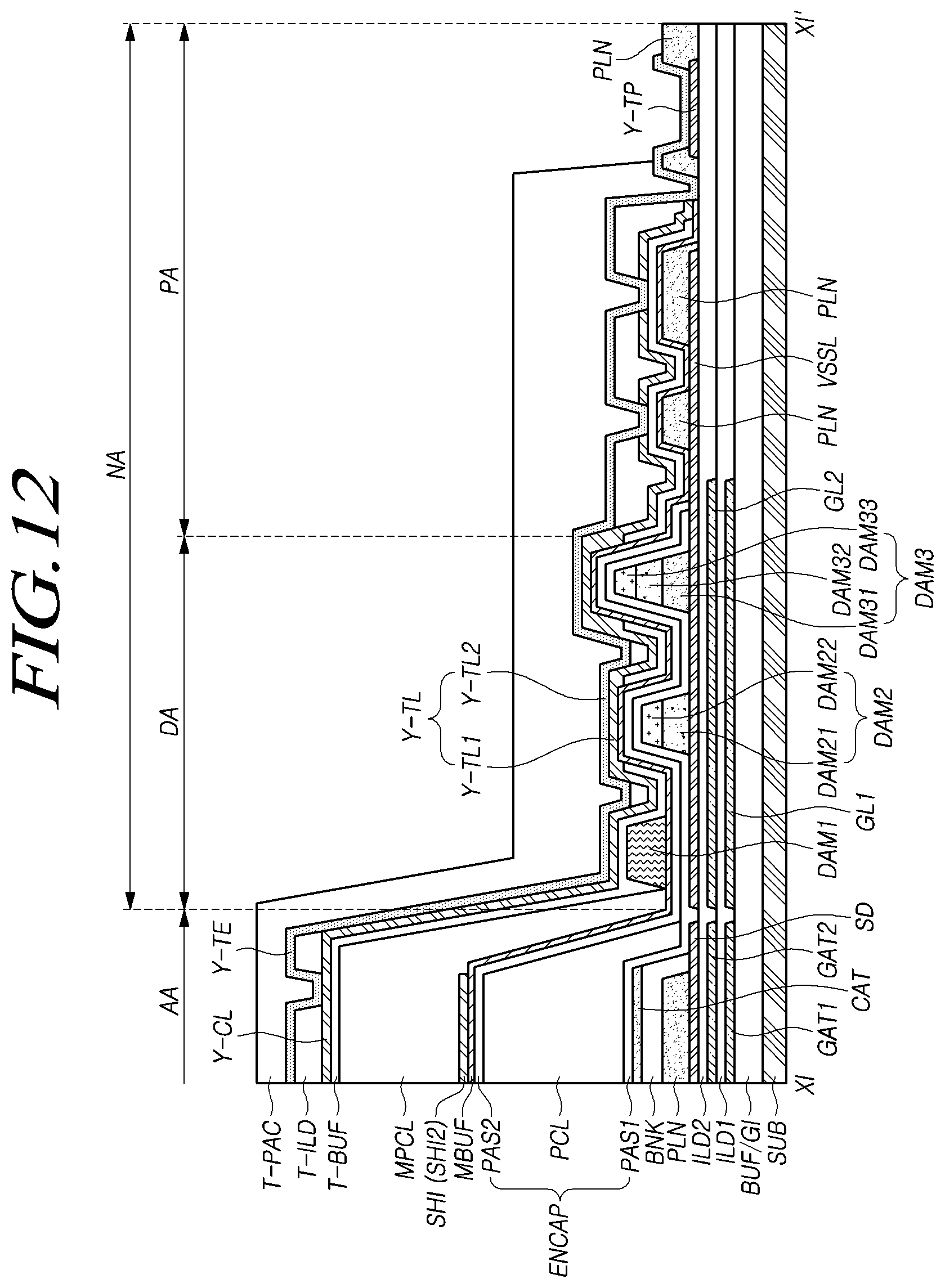 Patent US12307036 Figure 12 – Display device
