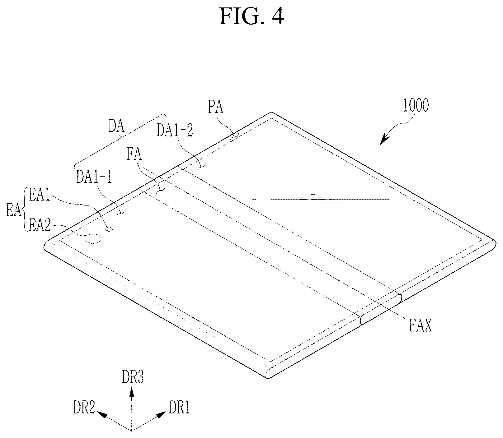 Patent US12307037 Figure 4 – Display device