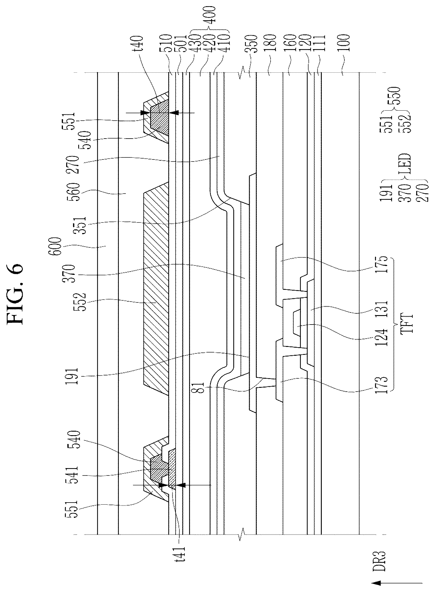 Patent US12307037 Figure 6 – Display device