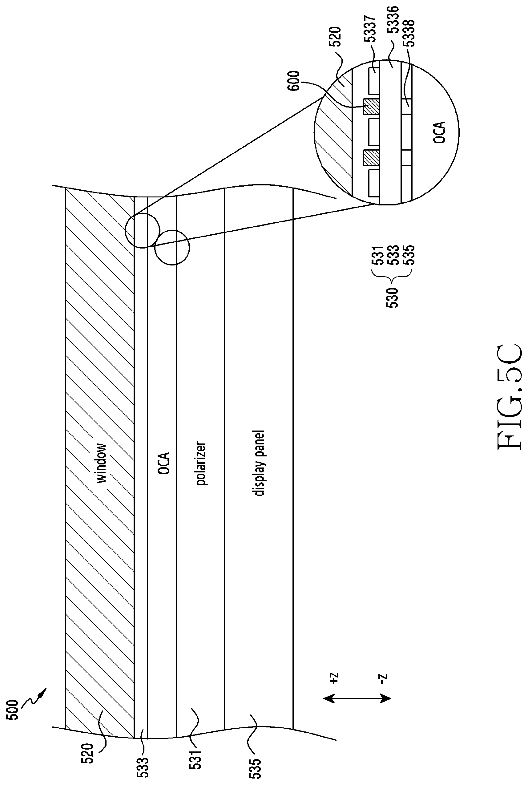 Patent US12307039 Figure 11 – Electronic device including force sensors disposed on same layer and method for controlling same