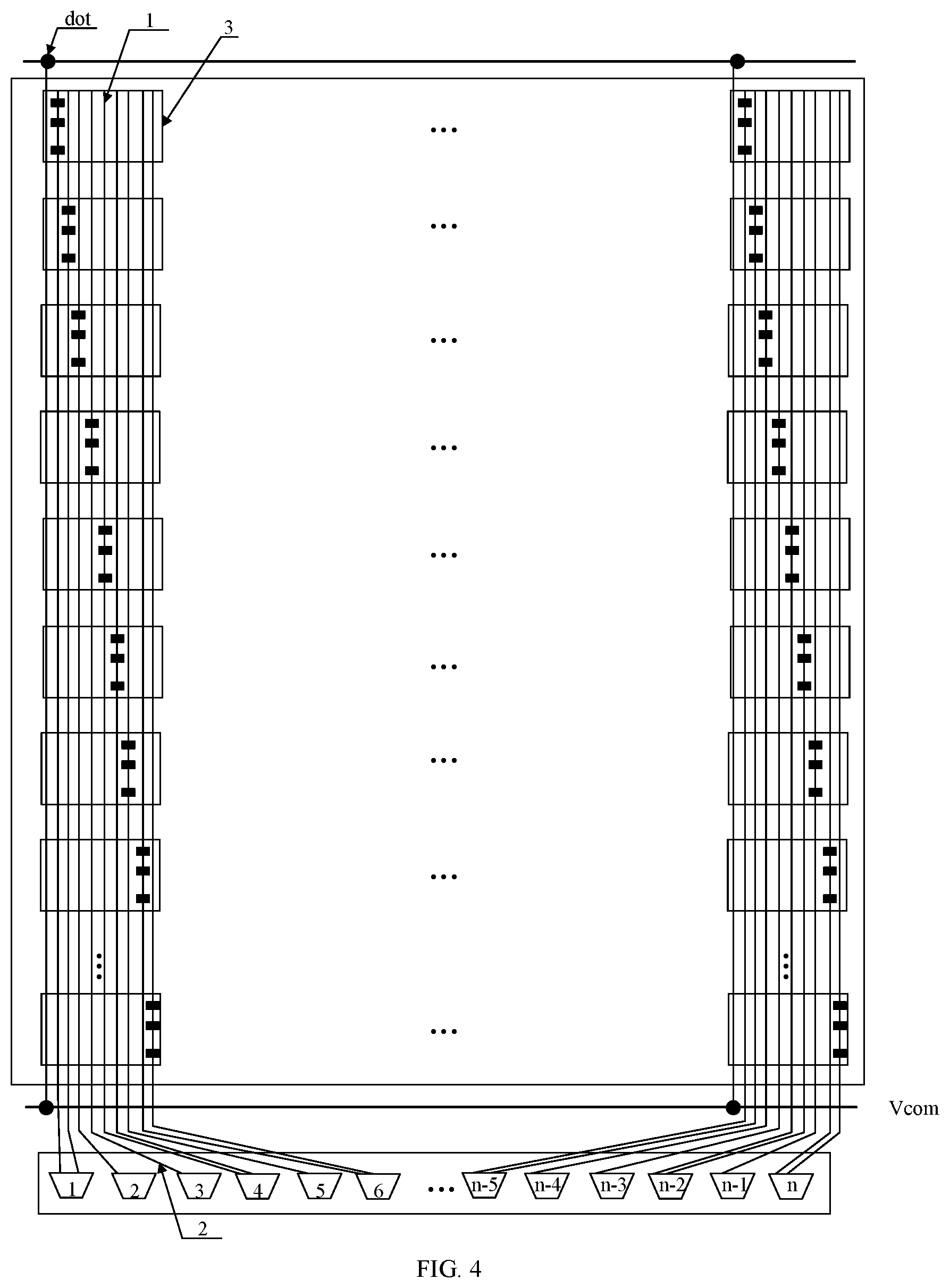 Patent US12307040 Figure 4 – Touch display substrate, integrated circuit chip and display device