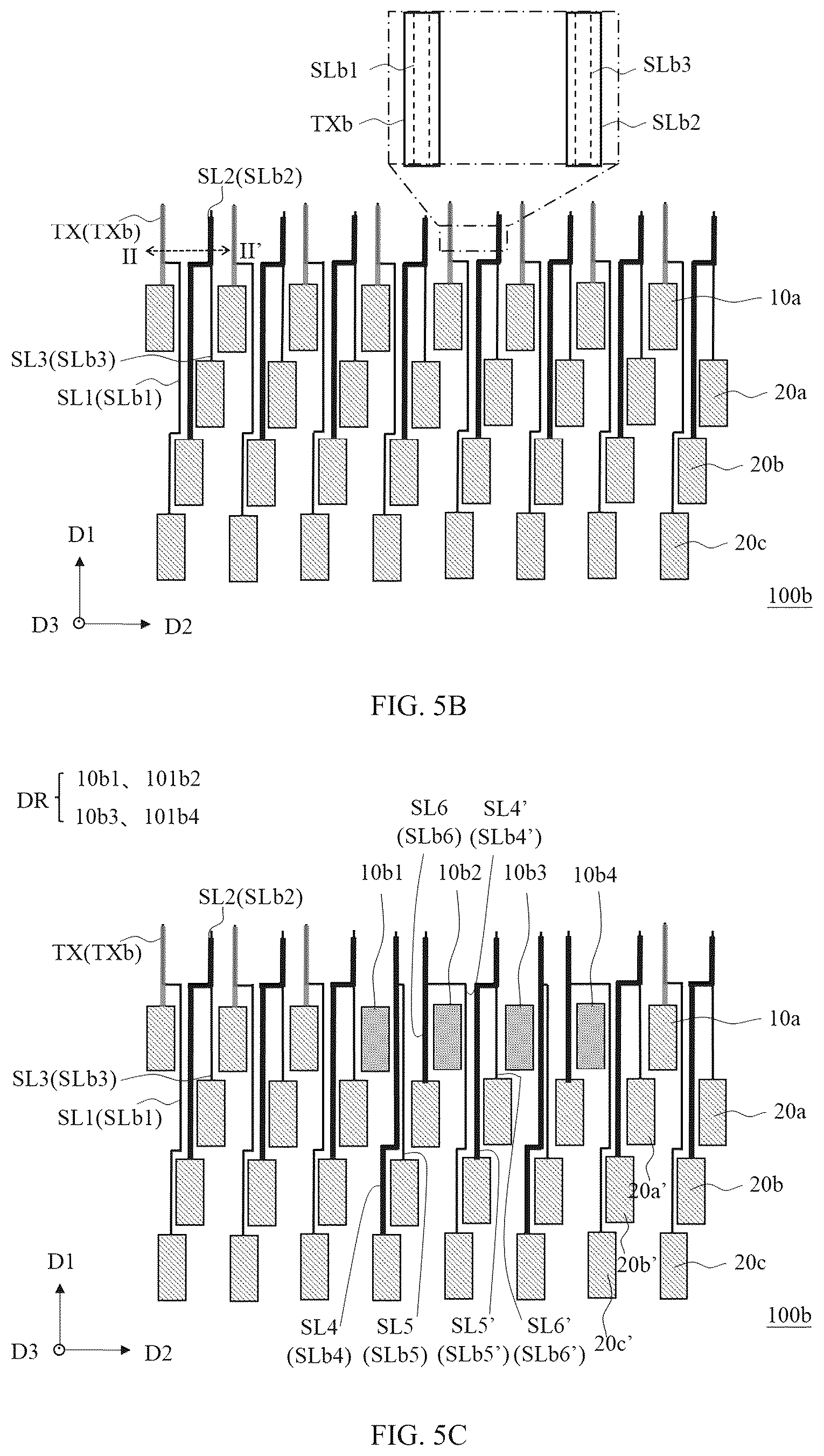 Patent US12307042 Figure 7 – Touch display device