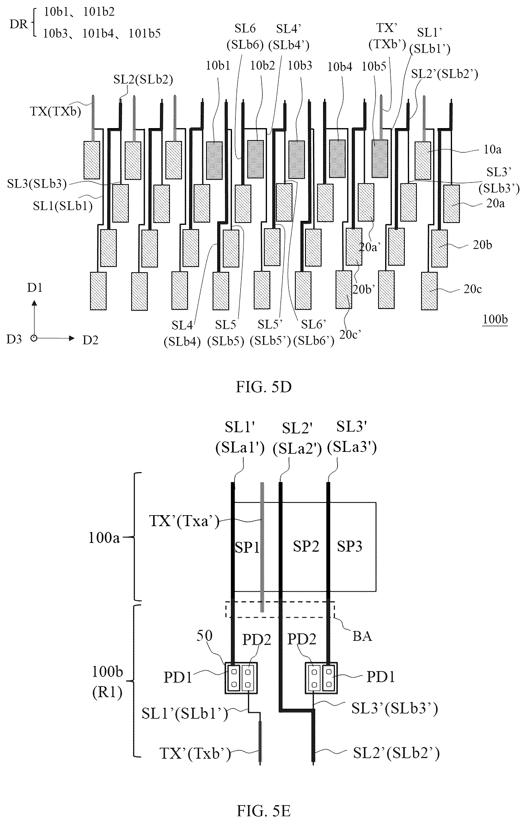 Patent US12307042 Figure 8 – Touch display device