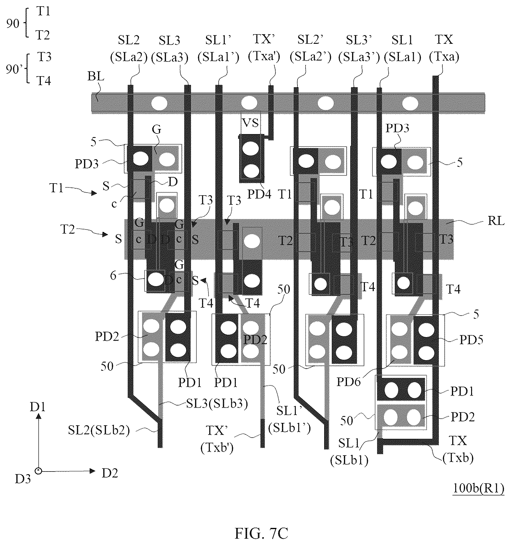 Patent US12307042 Figure 12 – Touch display device
