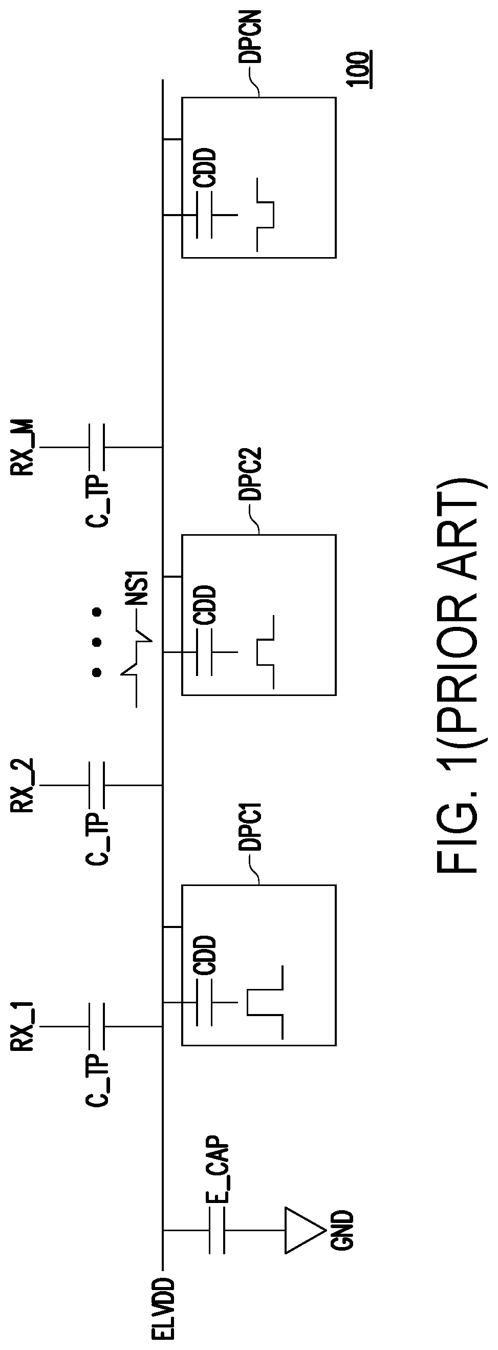 Patent US12307044 — Touch detection circuit — Figure 1