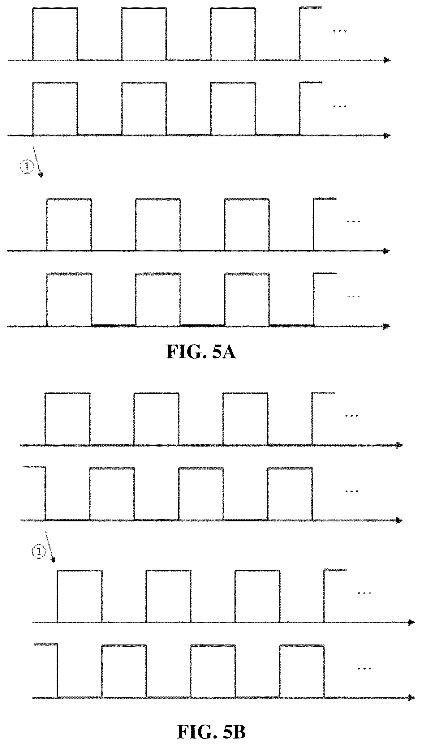 Patent US12307049 Figure 5 – Method of driving touch panel for suppressing emi effect
