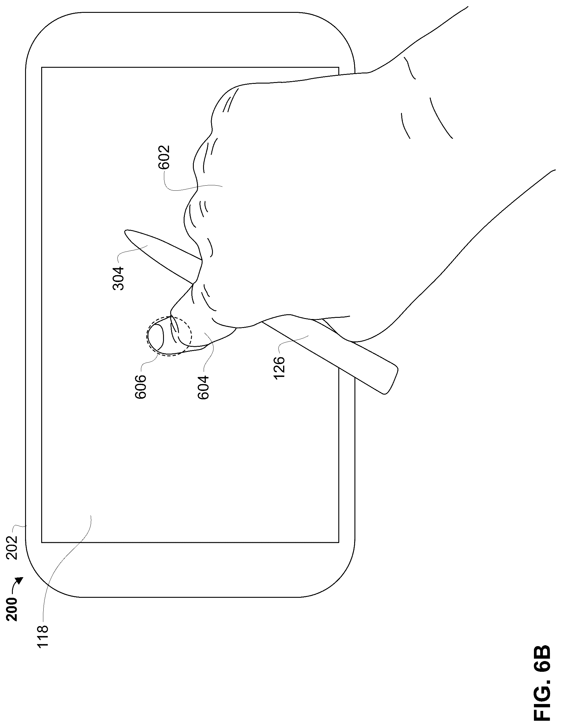 Patent US12307050 Figure 9 – Spurious hand signal rejection during stylus use