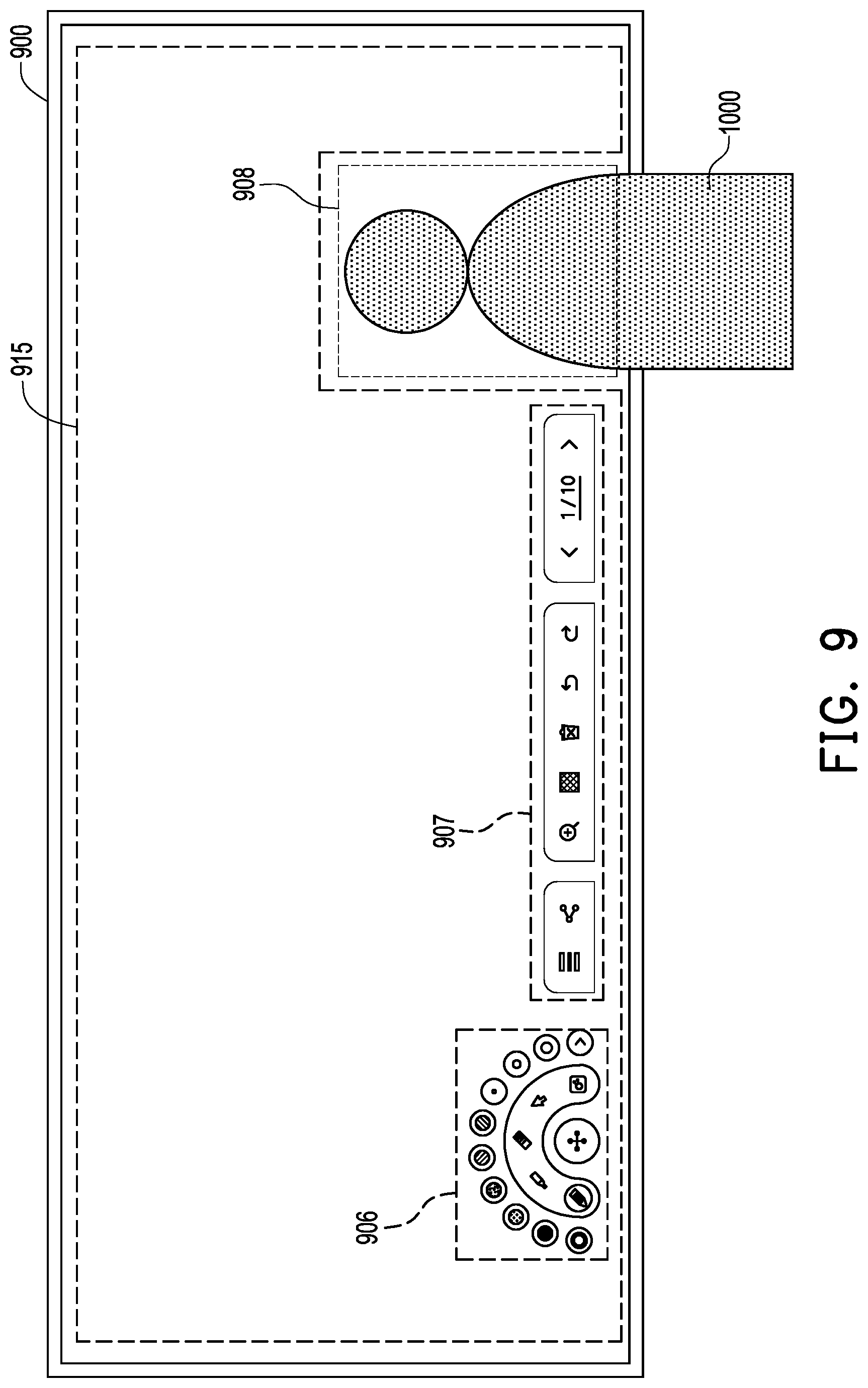 Patent US12307052 Figure 6 – Projection system, interactive projection method and projector
