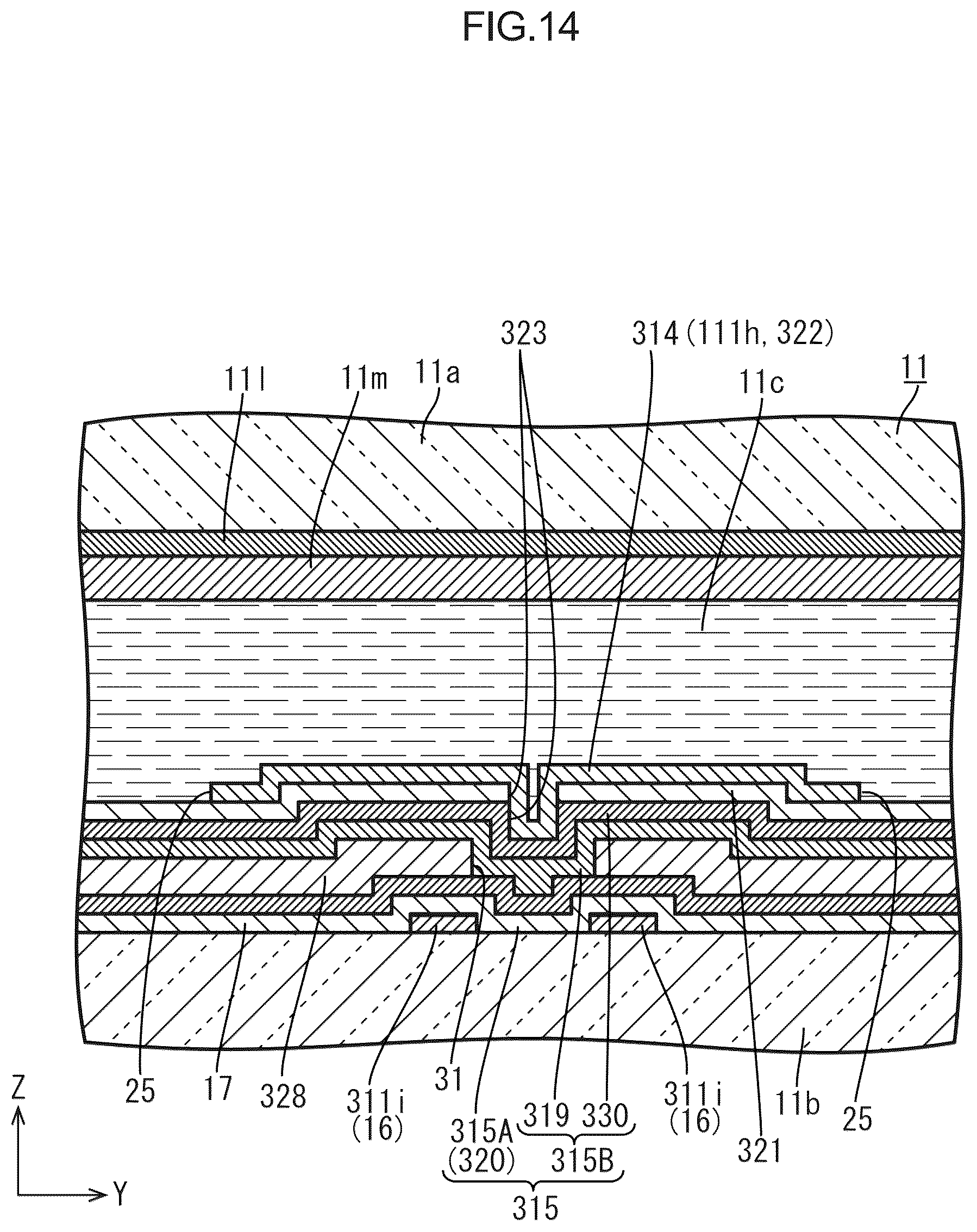 Patent US12307056 Figure 14 – Display device