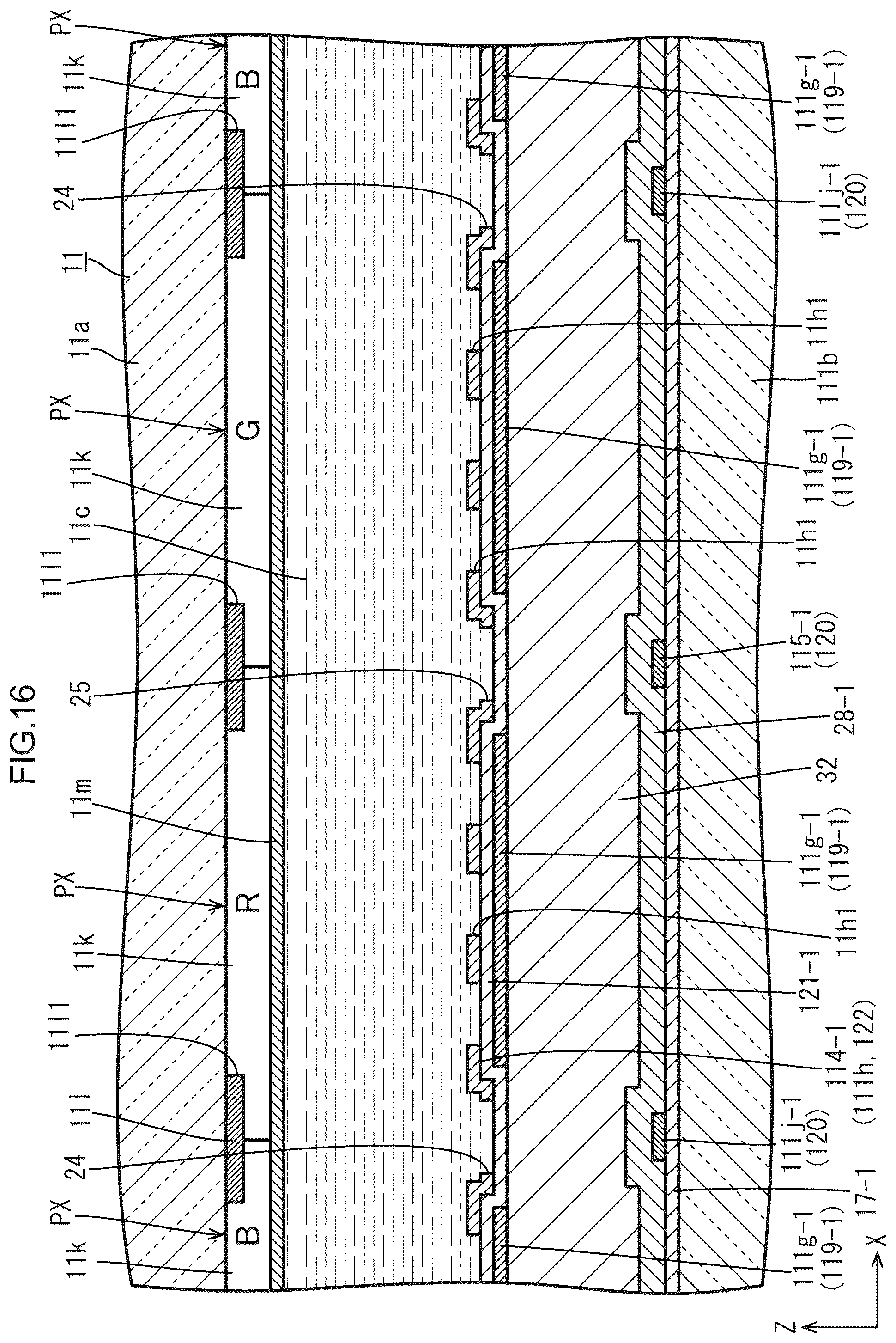 Patent US12307056 Figure 16 – Display device