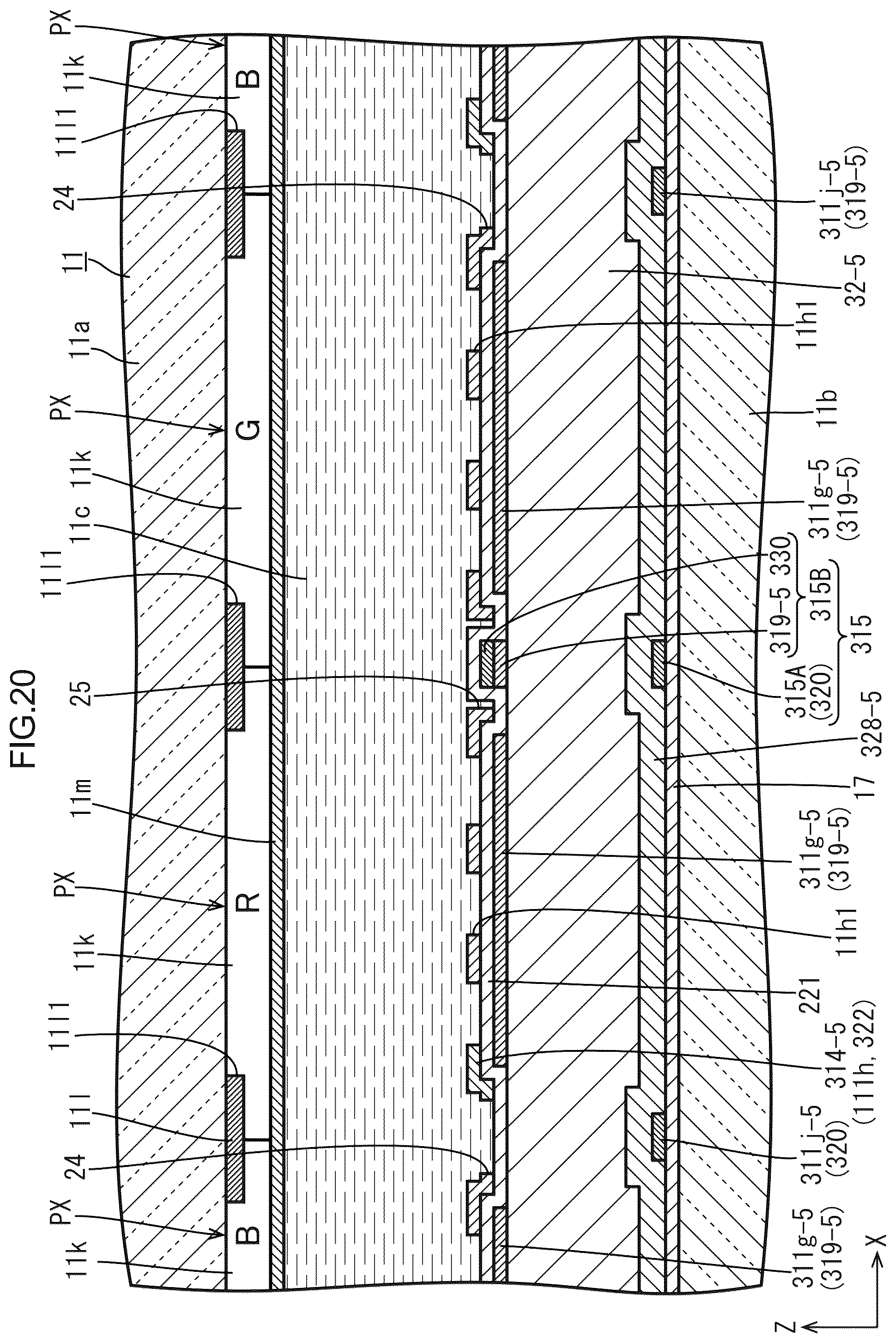 Patent US12307056 Figure 20 – Display device
