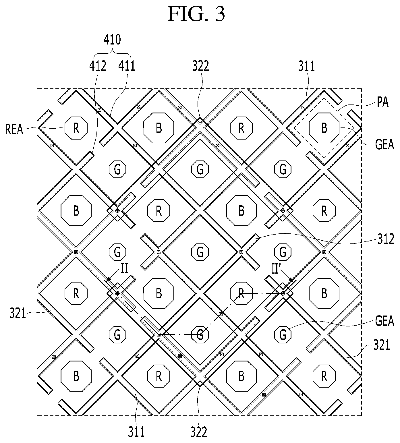 Patent US12307059 Figure 3 – Touch display apparatus