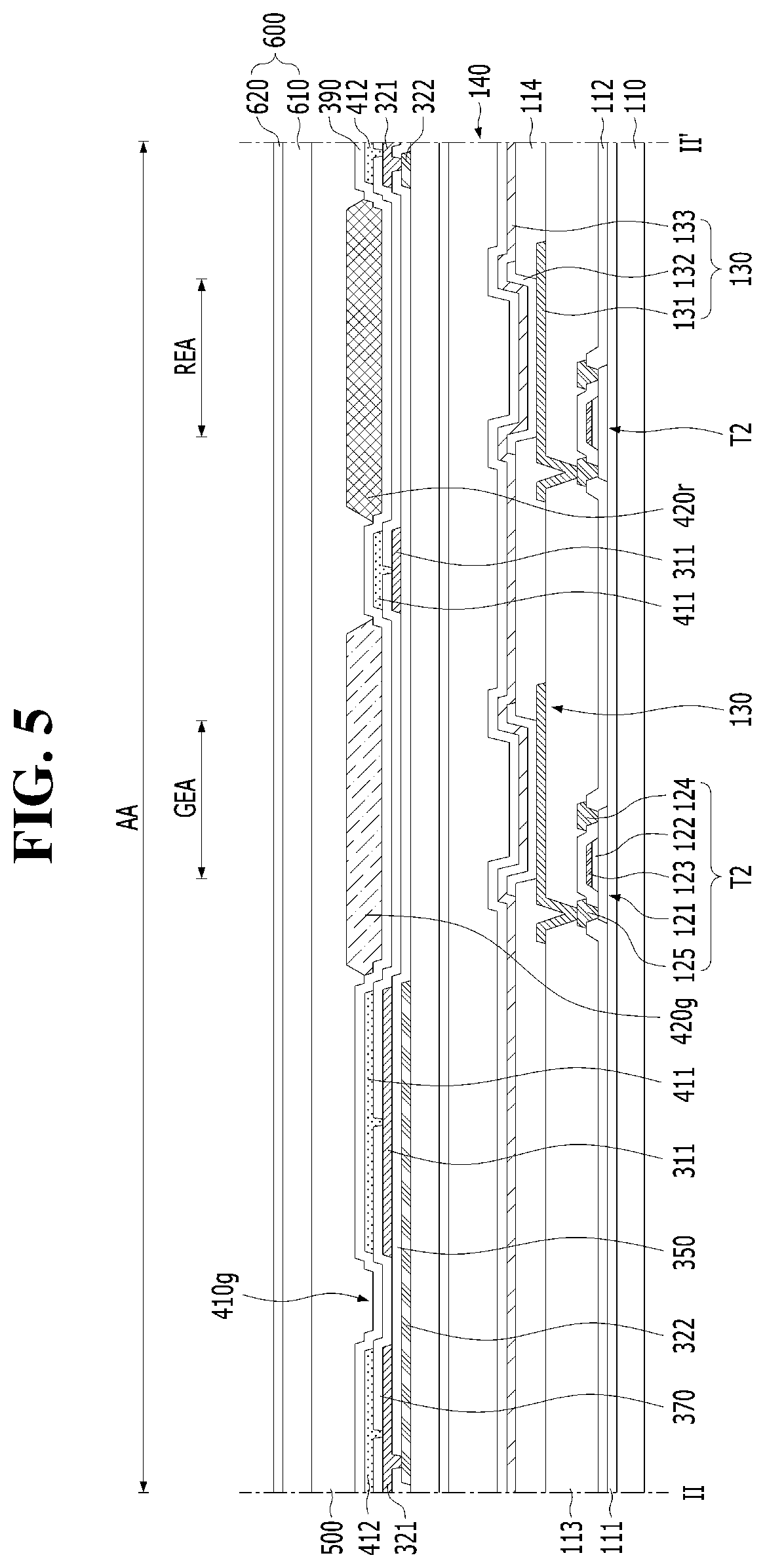 Patent US12307059 Figure 5 – Touch display apparatus