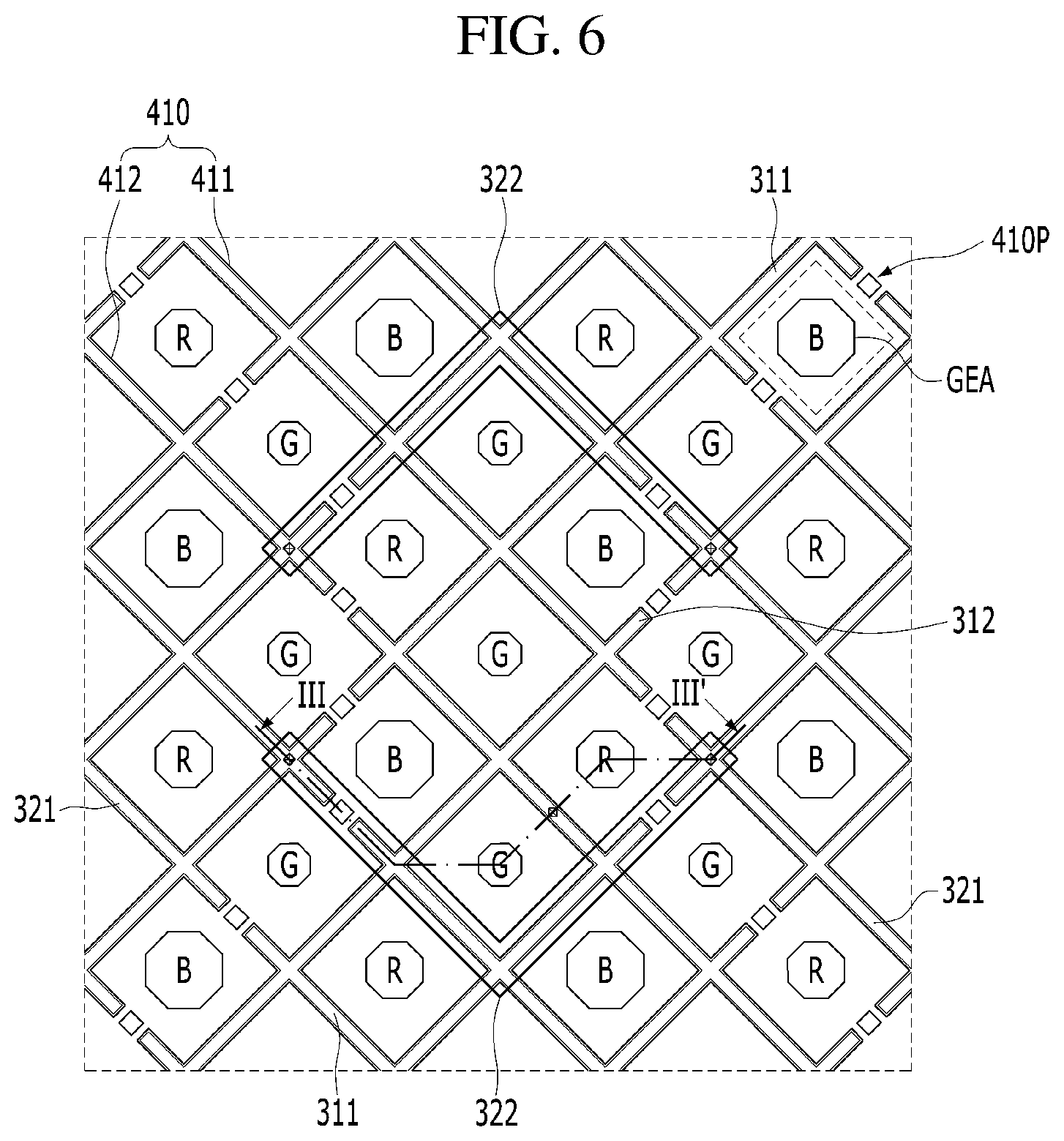 Patent US12307059 Figure 6 – Touch display apparatus