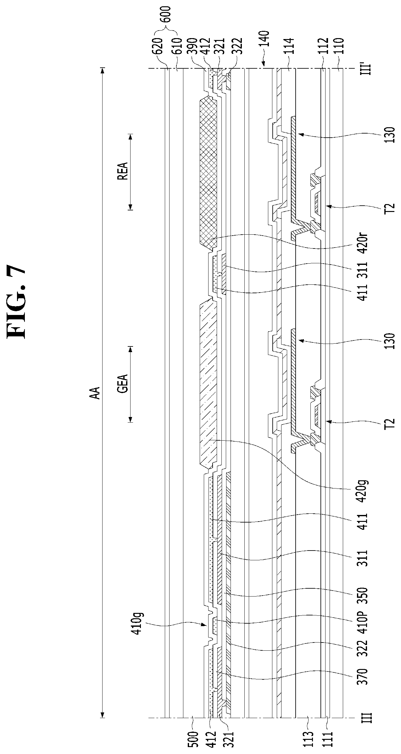 Patent US12307059 Figure 7 – Touch display apparatus