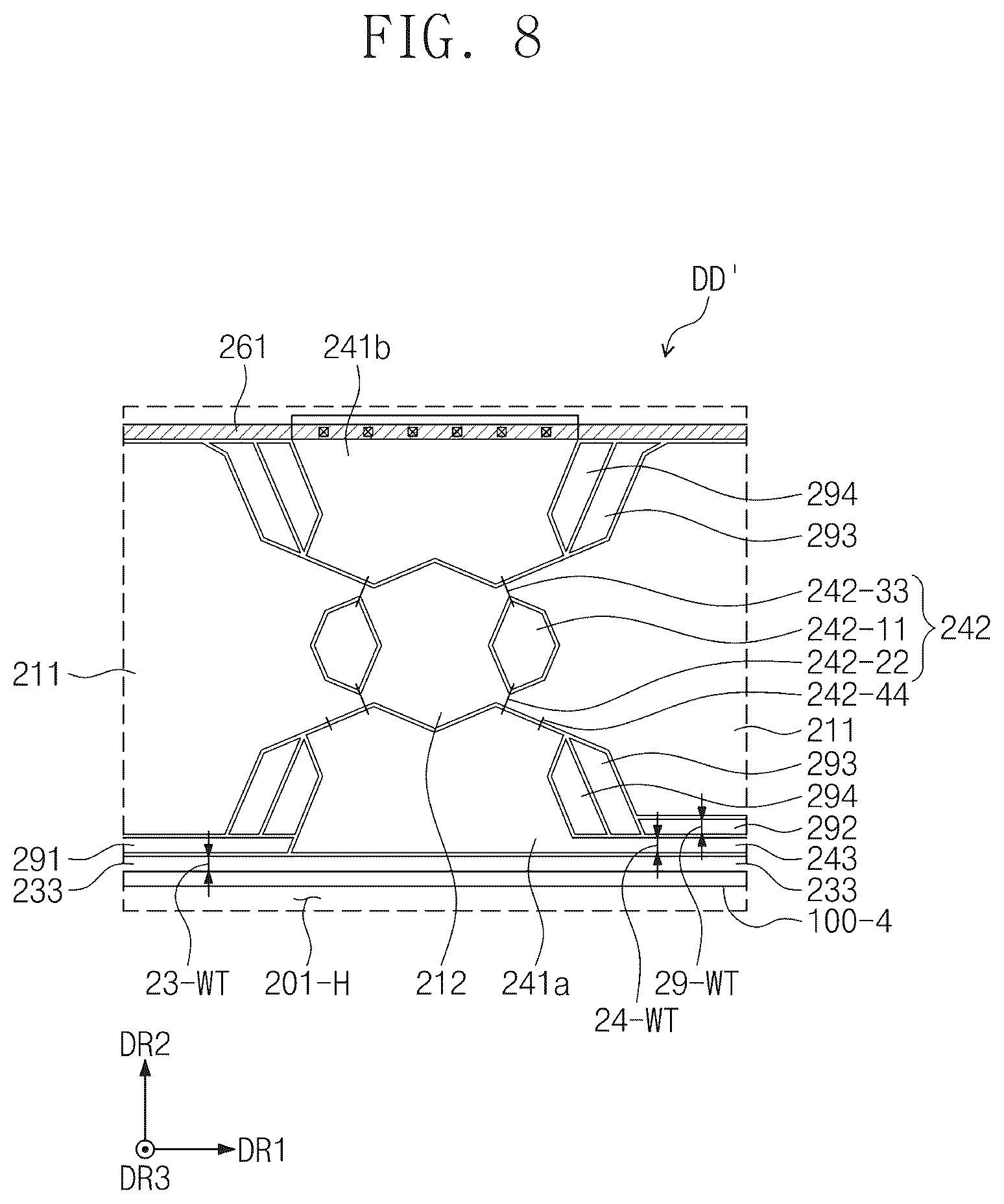 Patent US12307061 Figure 8 – Electronic apparatus