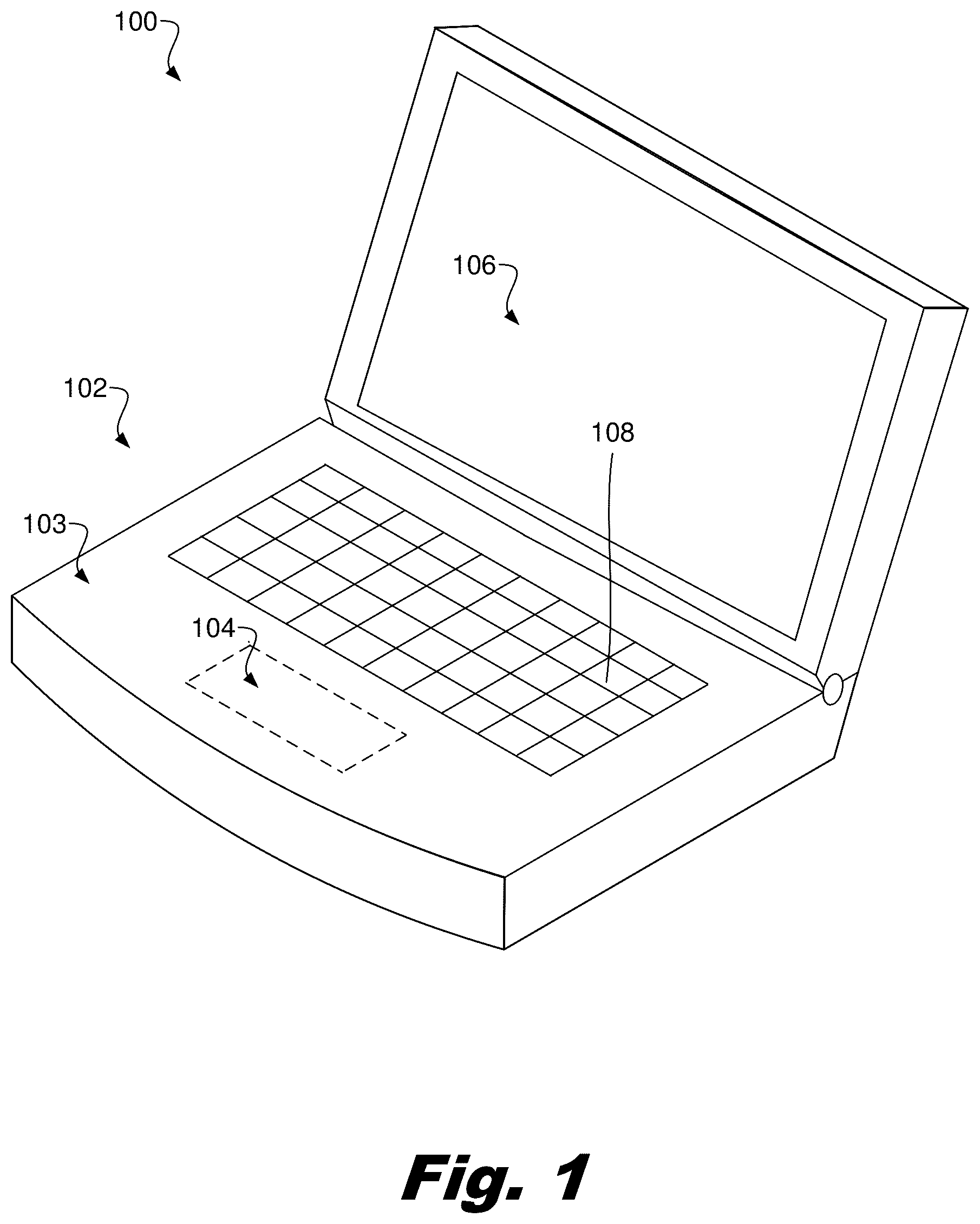 Patent US12307062 Figure 1 – Coil shield of a capacitance module