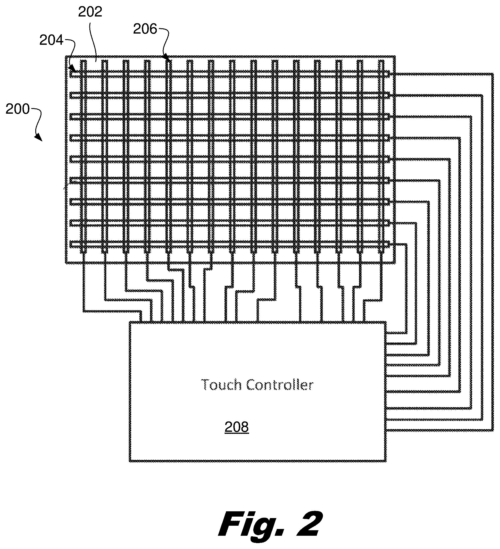 Patent US12307062 Figure 2 – Coil shield of a capacitance module
