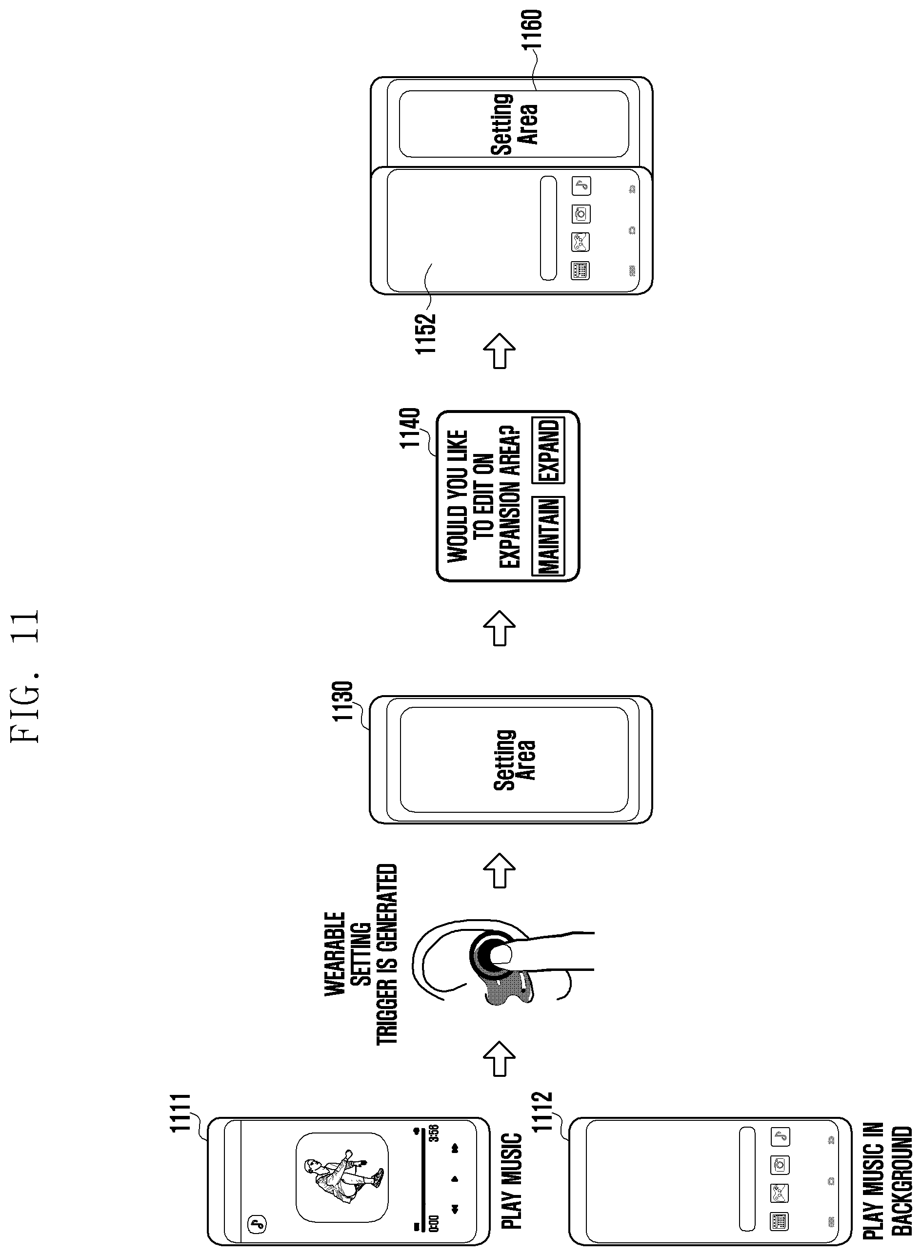 Patent US12307064 Figure 14 – Electronic device comprising expandable display, and method for providing content of electronic device