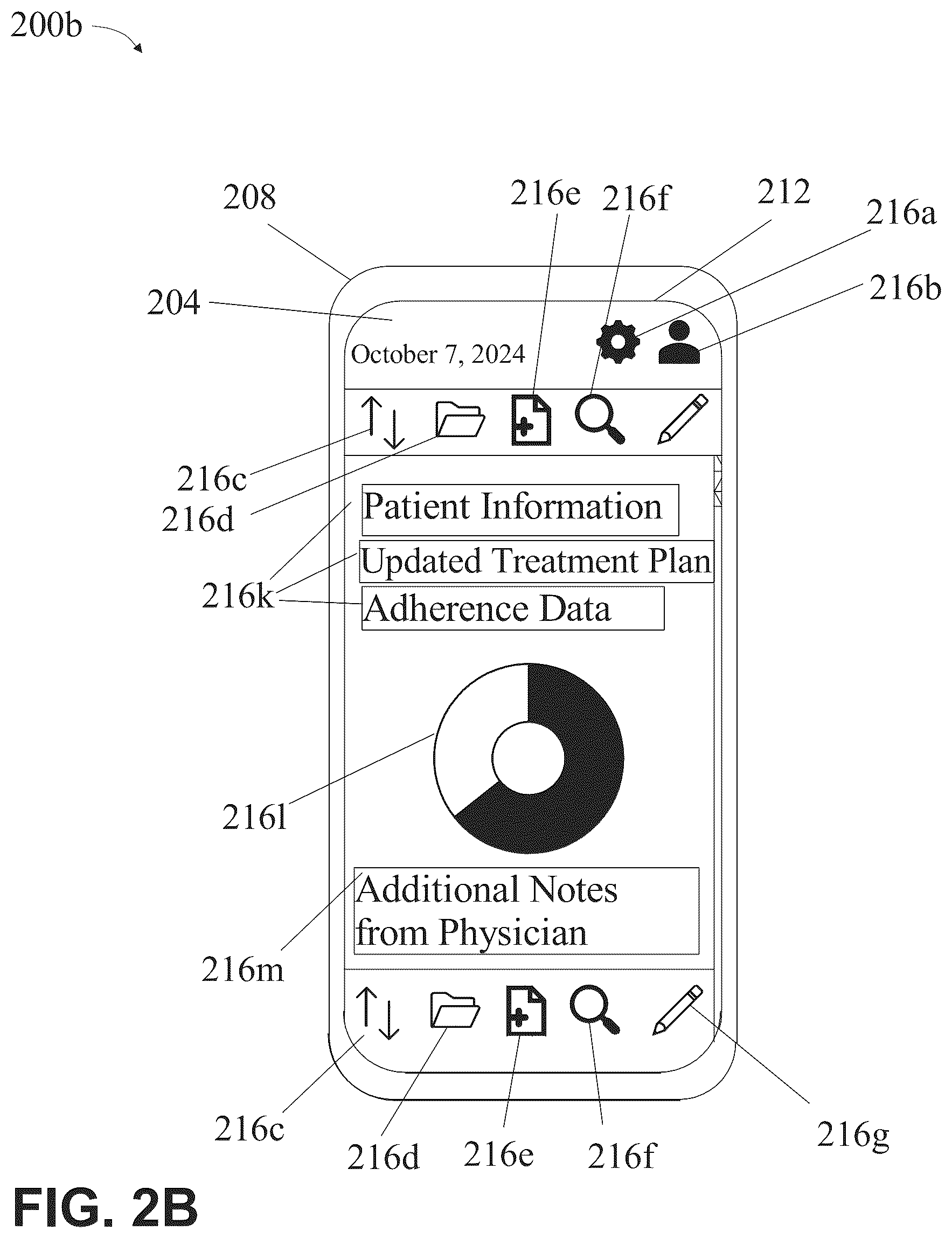 Patent US12307065 Figure 3 – System representation of an execution sequence within a graphical user interface