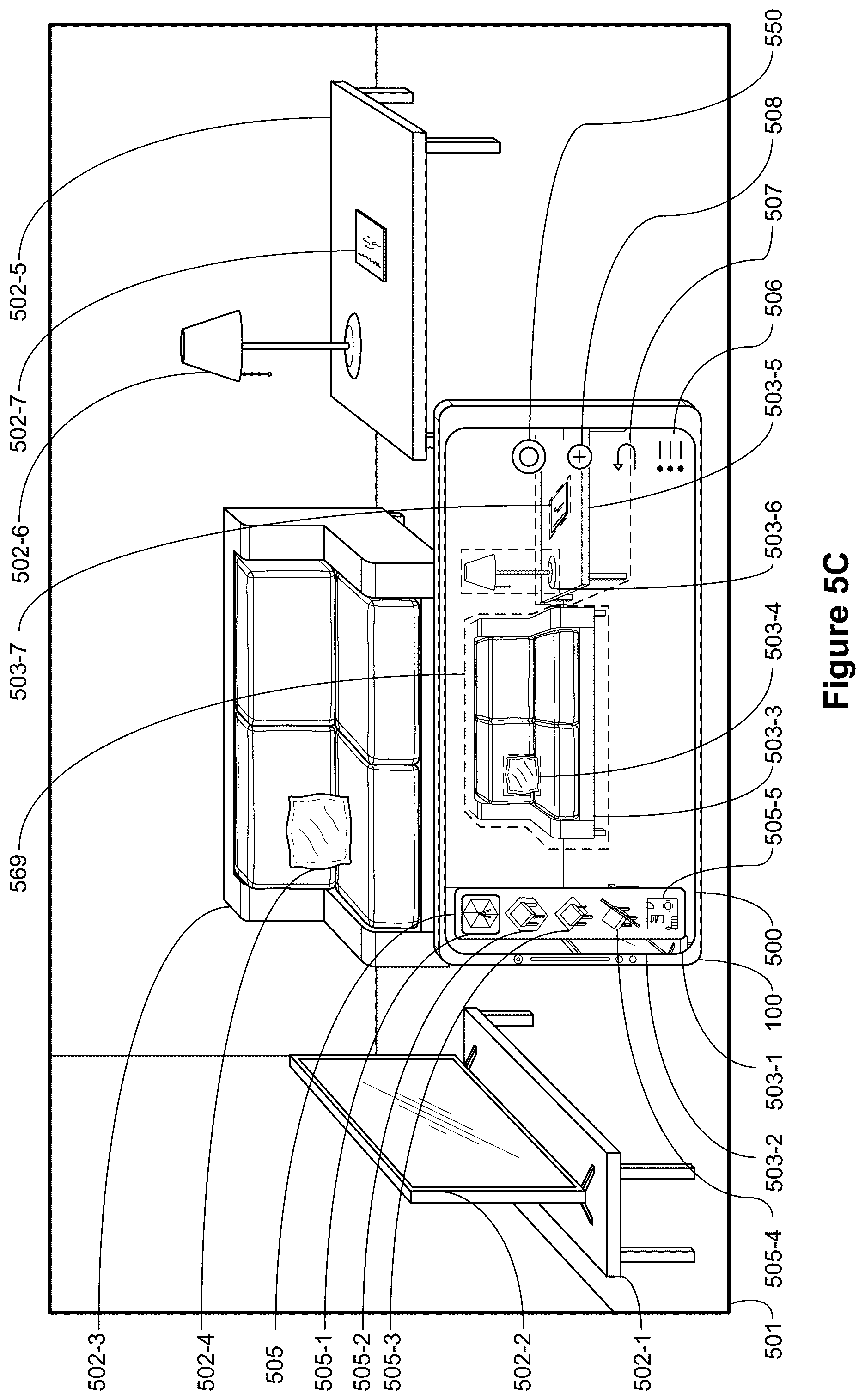 Patent US12307067 Figure 12 – Systems, methods, and graphical user interfaces for annotating, measuring, and modeling environments