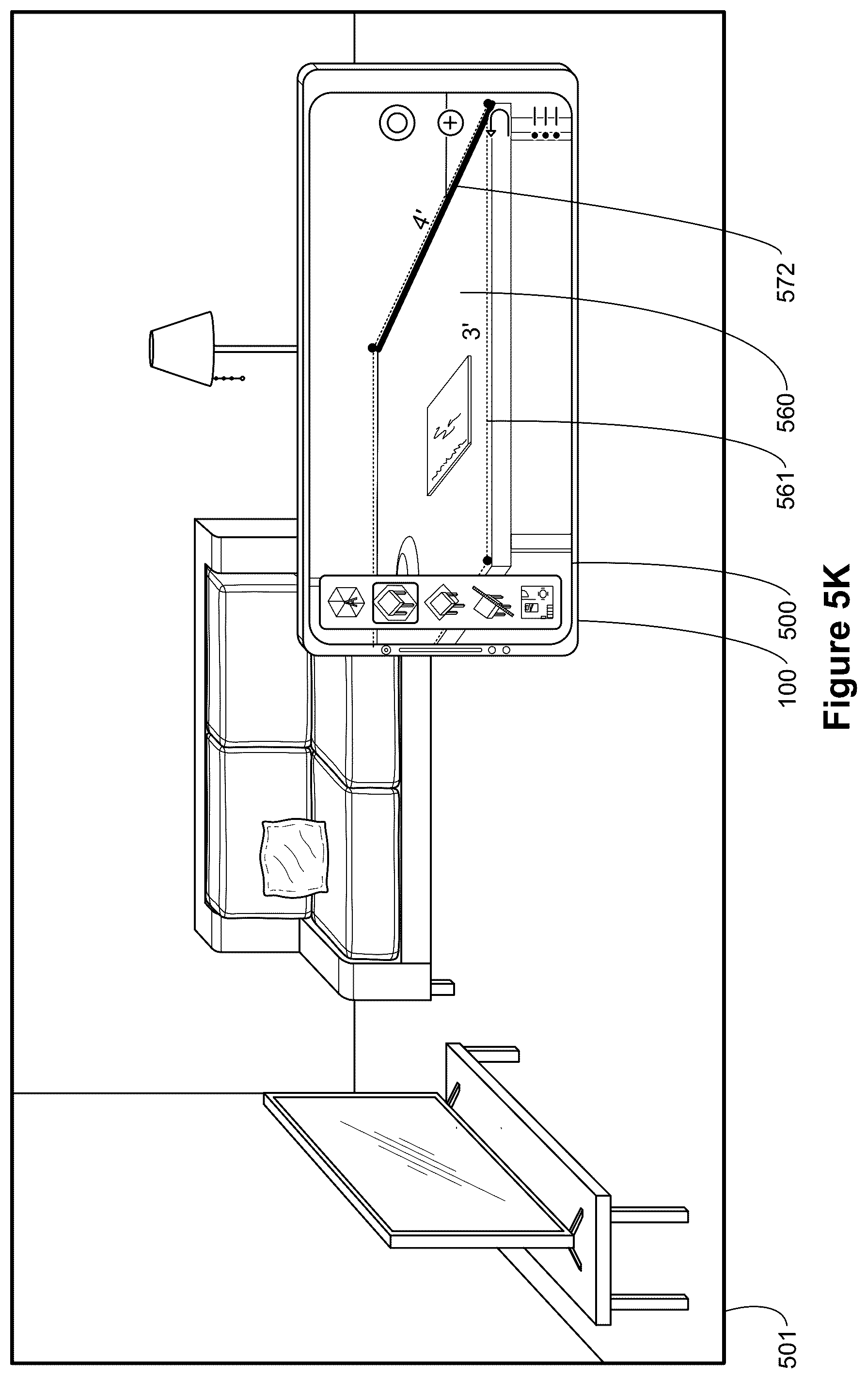 Patent US12307067 Figure 20 – Systems, methods, and graphical user interfaces for annotating, measuring, and modeling environments