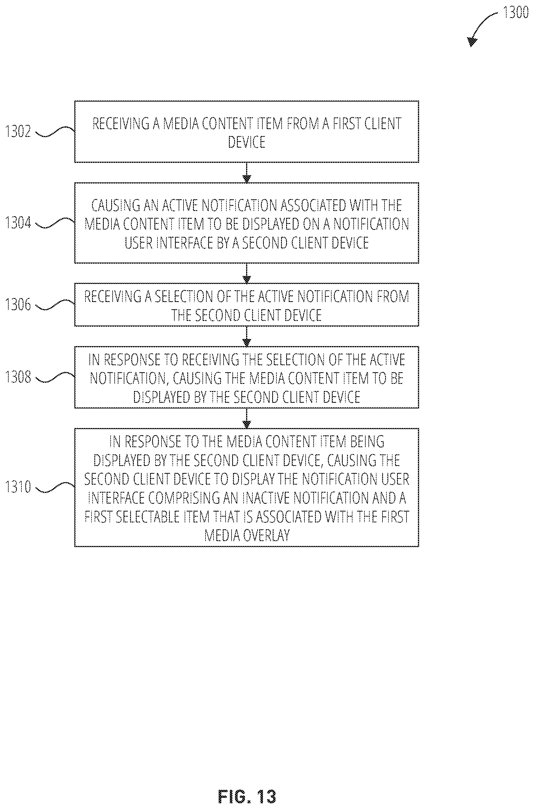 Patent US12307073 Figure 13 – Selectable items providing post-viewing context actions