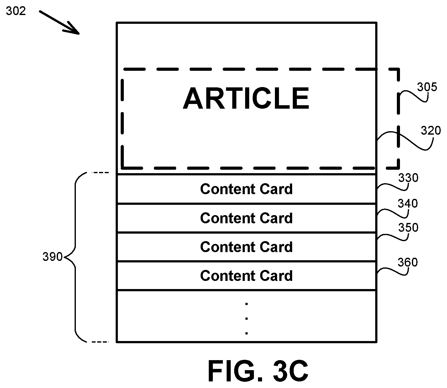 Patent US12307074 Figure 5 – Dynamic modifications of displayed pages to introduce new widgets