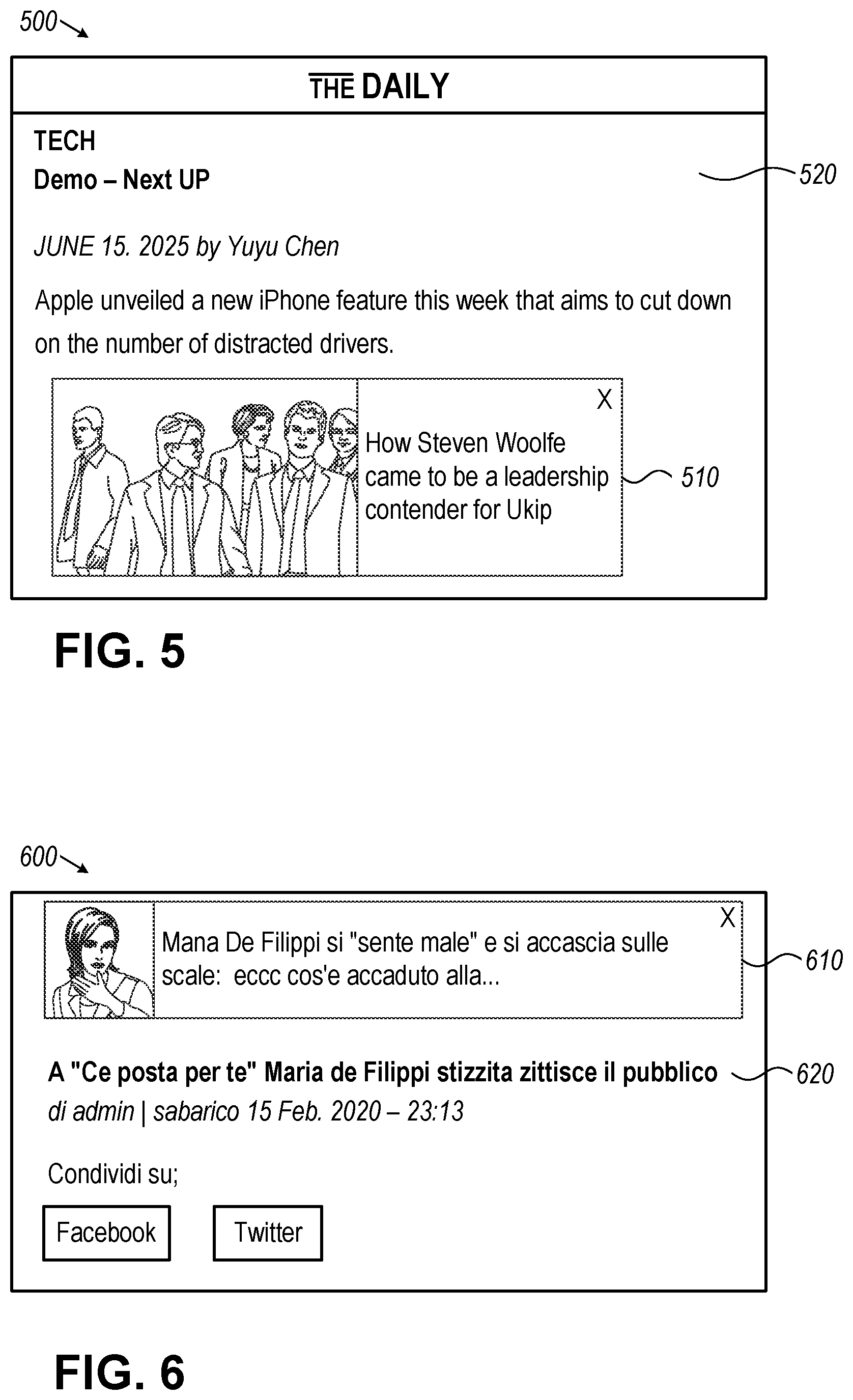Patent US12307074 Figure 10 – Dynamic modifications of displayed pages to introduce new widgets