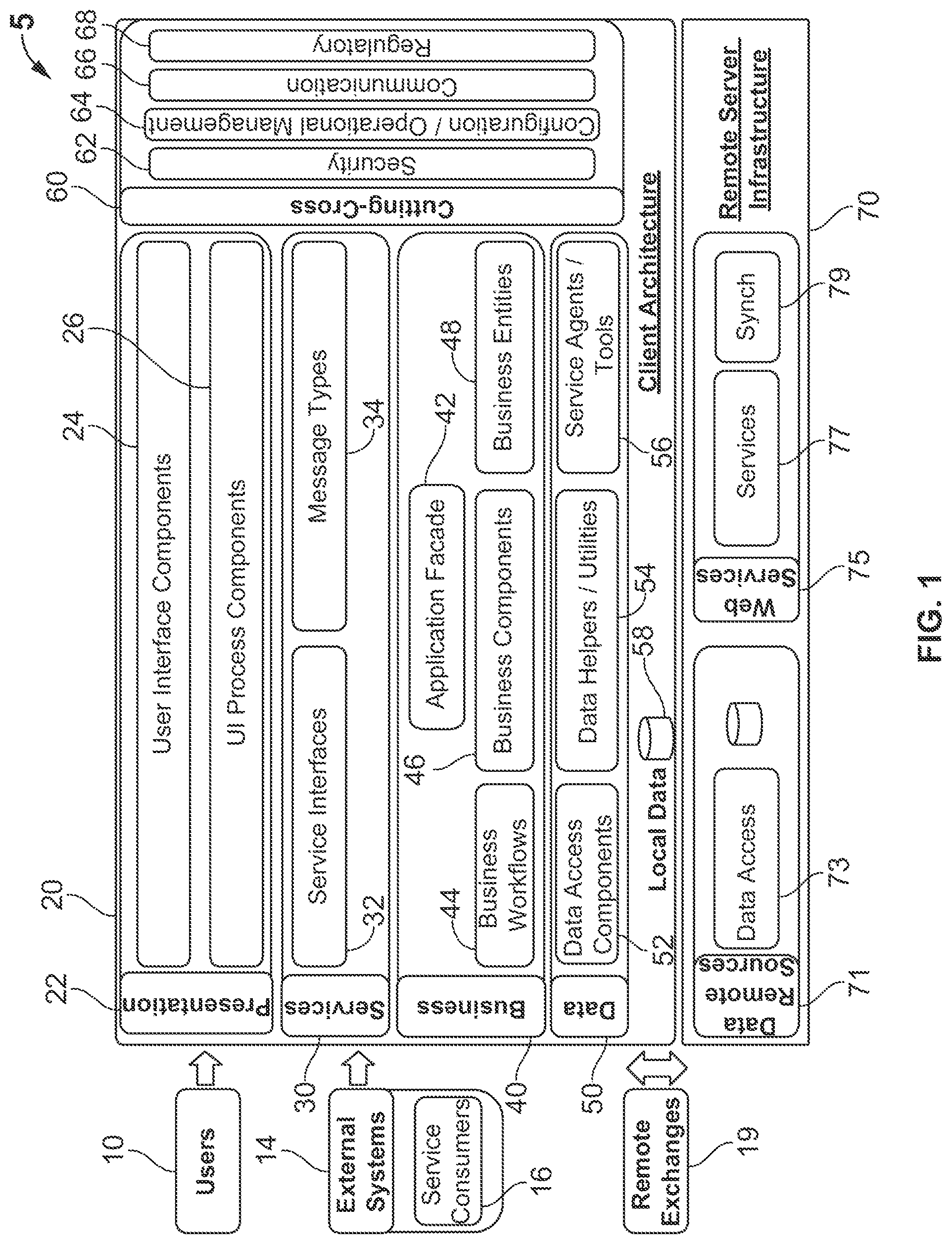 Patent US12307075 Figure 1 – Increasing engagement in clinical trials by adjusting applications based on patient usage data