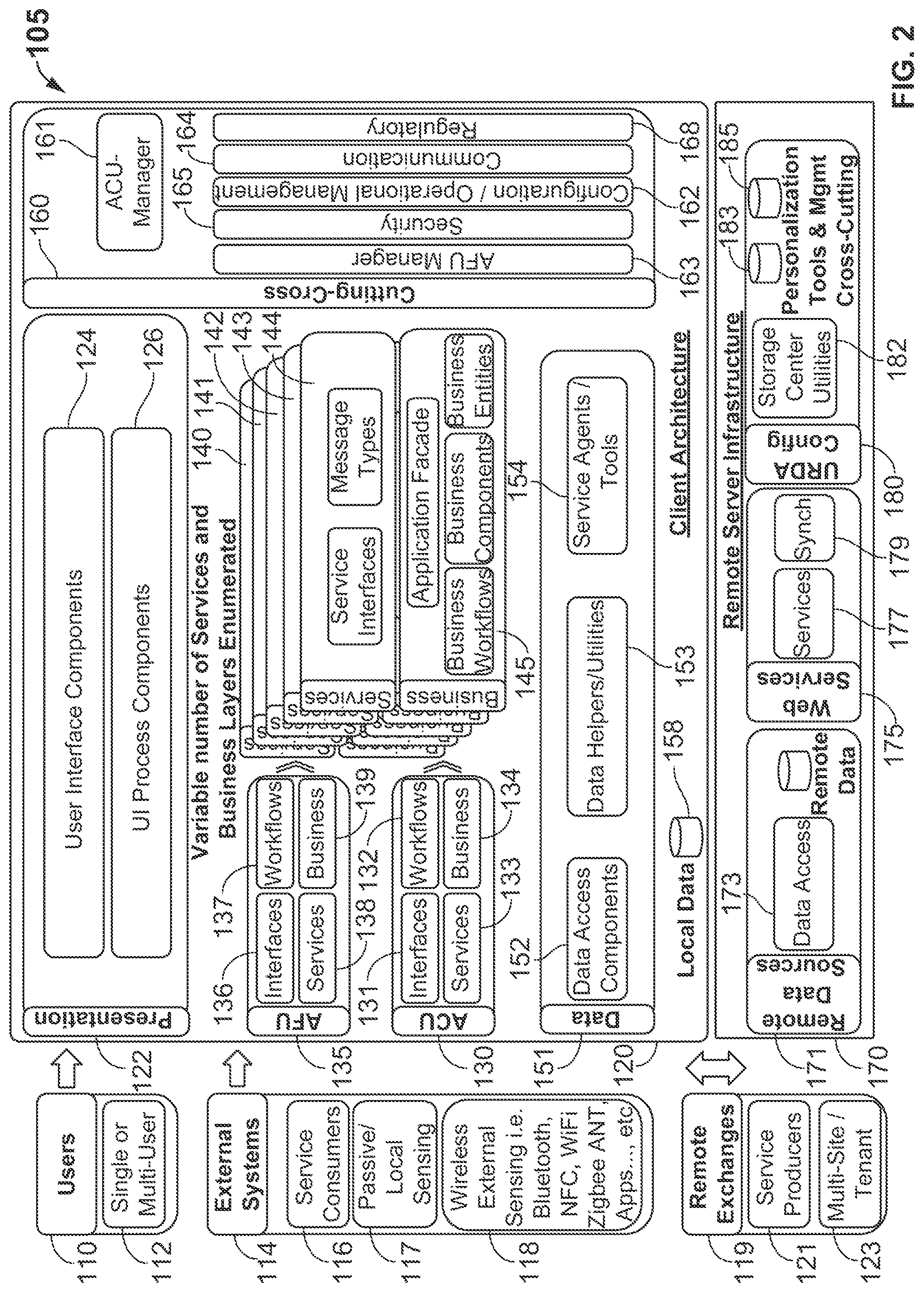Patent US12307075 Figure 2 – Increasing engagement in clinical trials by adjusting applications based on patient usage data
