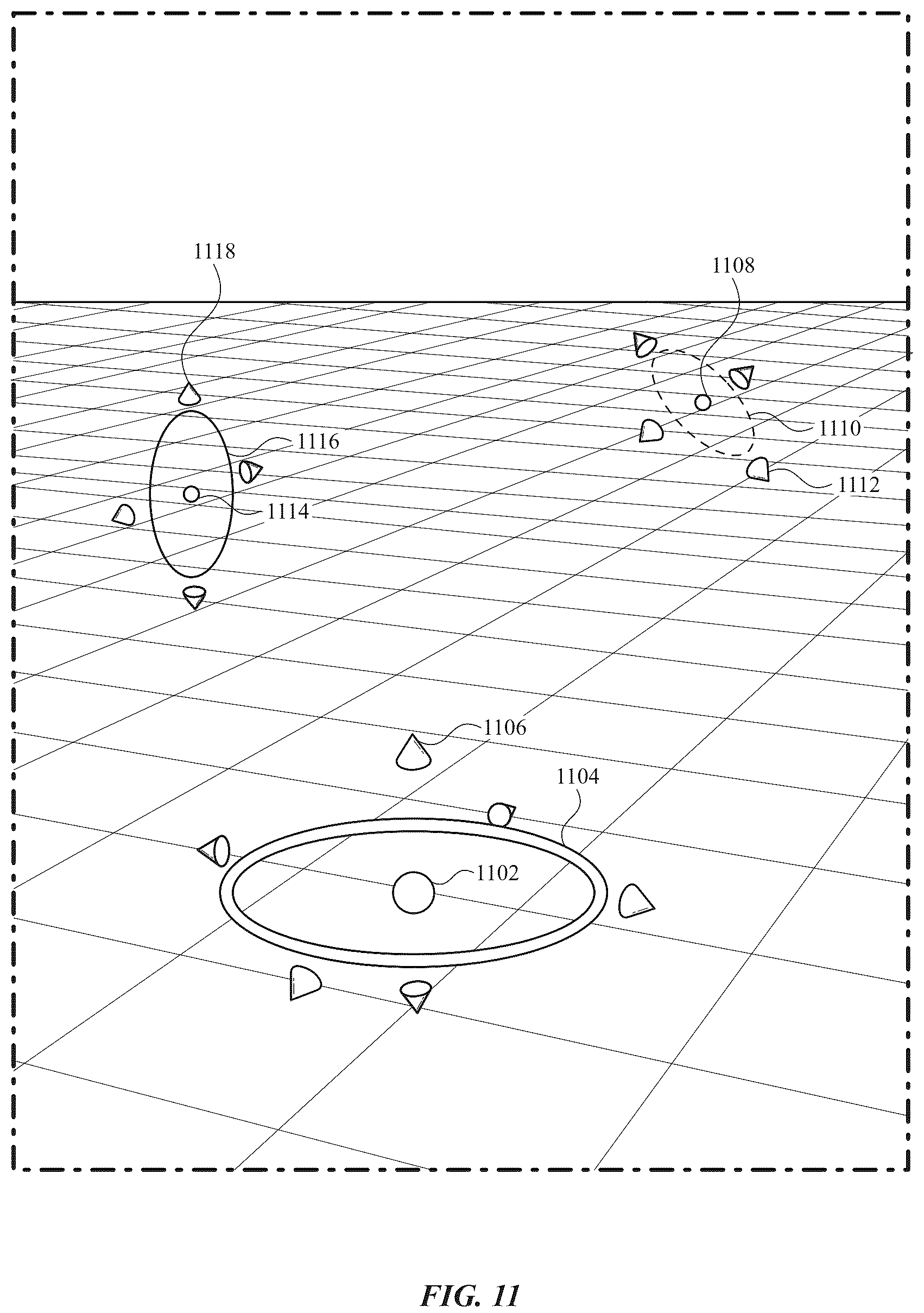Patent US12307077 Figure 12 – Techniques for manipulating computer-generated objects in a computer graphics editor or environment