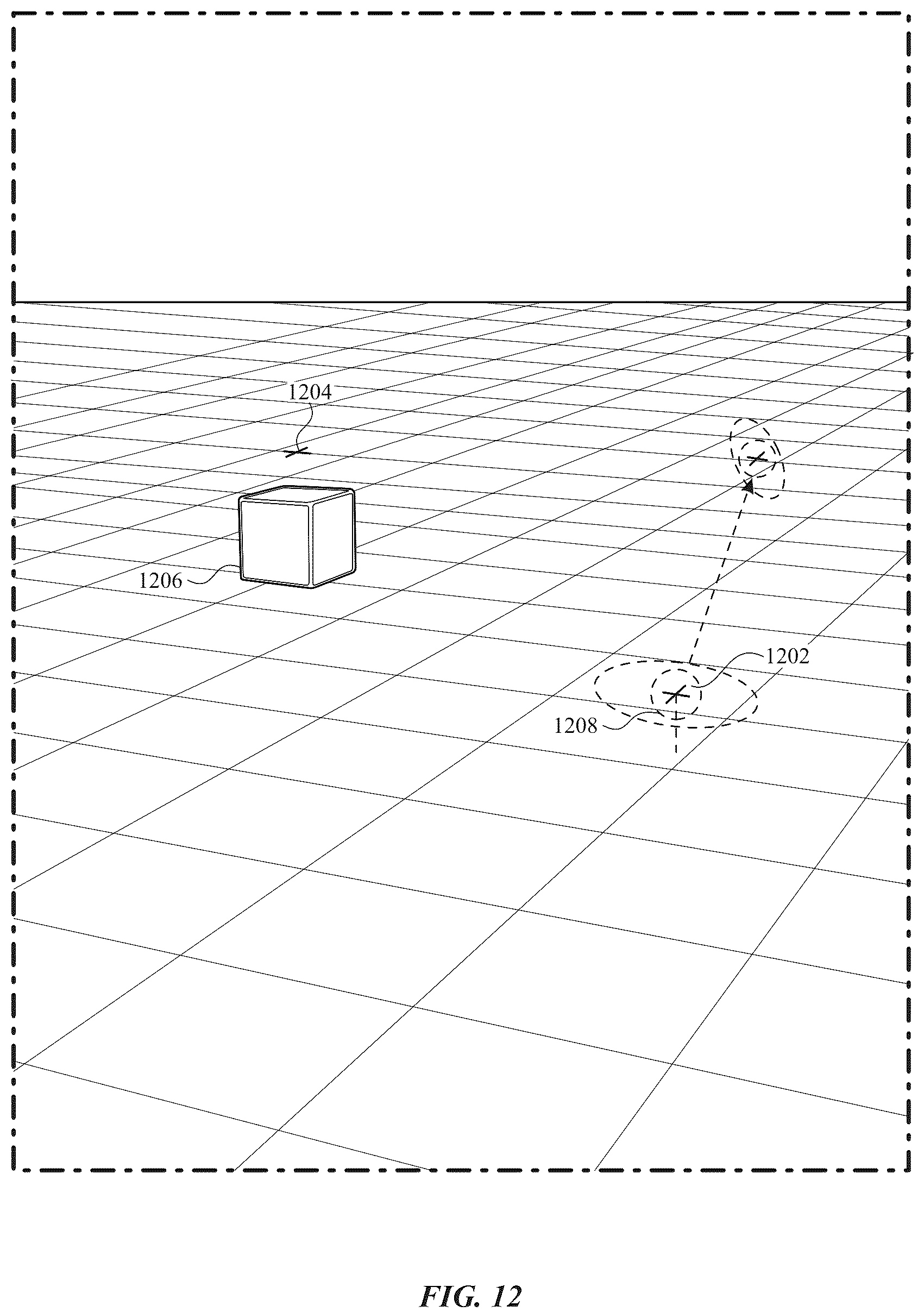 Patent US12307077 Figure 13 – Techniques for manipulating computer-generated objects in a computer graphics editor or environment