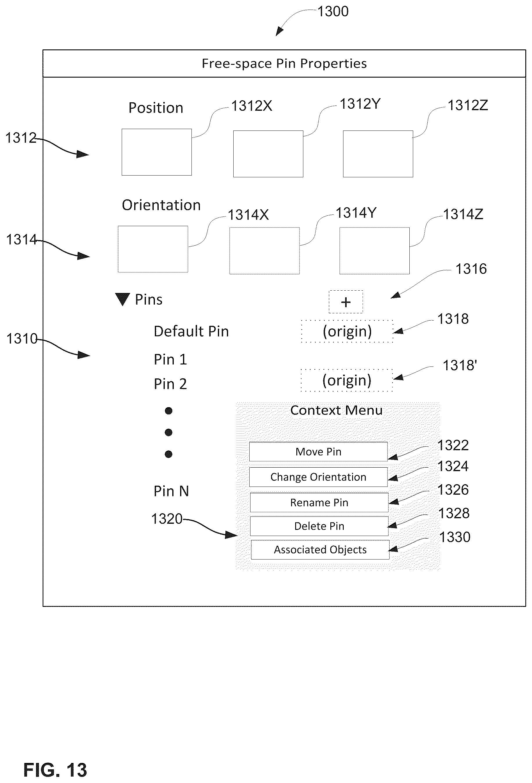 Patent US12307077 Figure 14 – Techniques for manipulating computer-generated objects in a computer graphics editor or environment