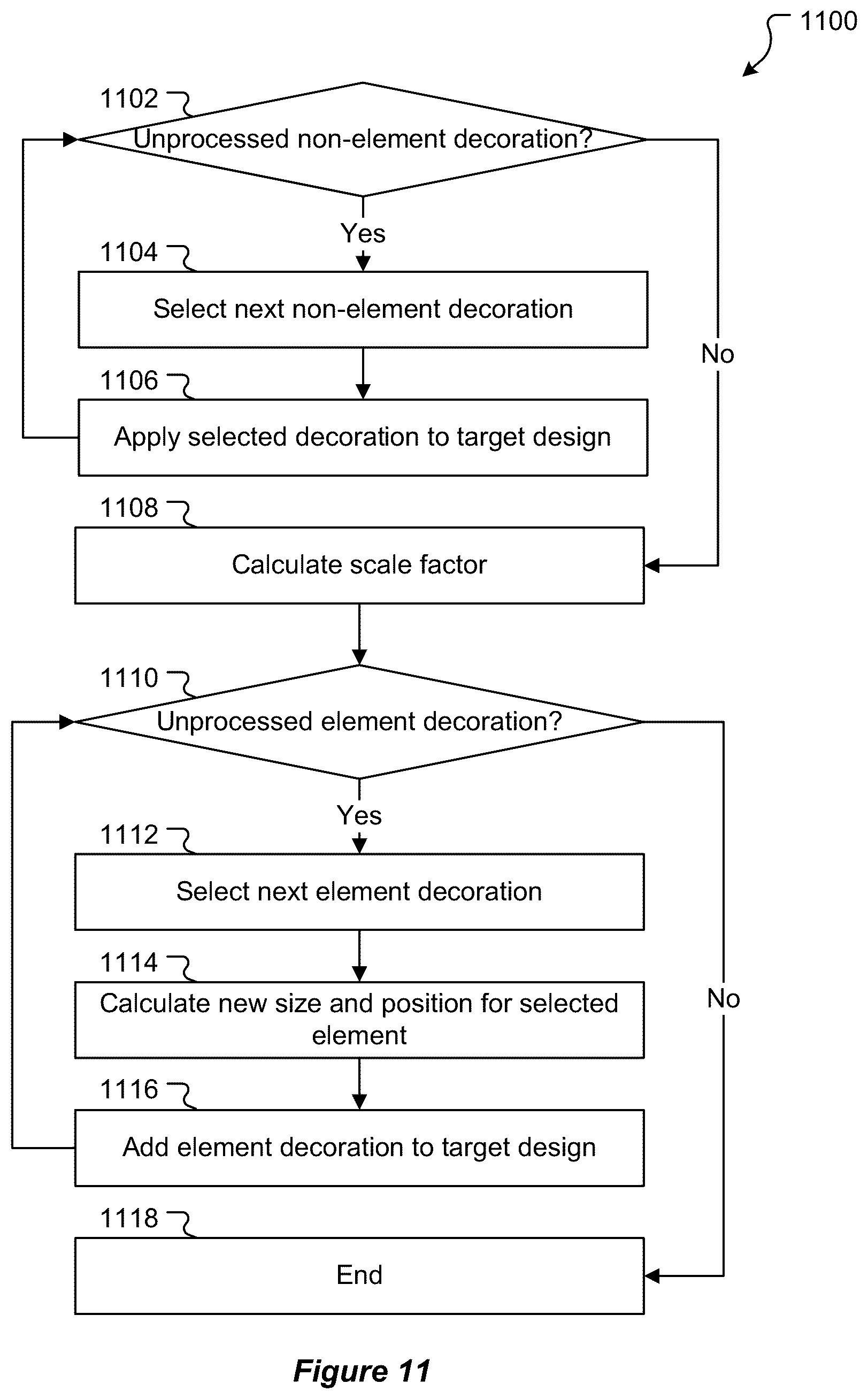 Patent US12307078 Figure 8 – Systems and methods for identifying and/or transferring decorative design elements